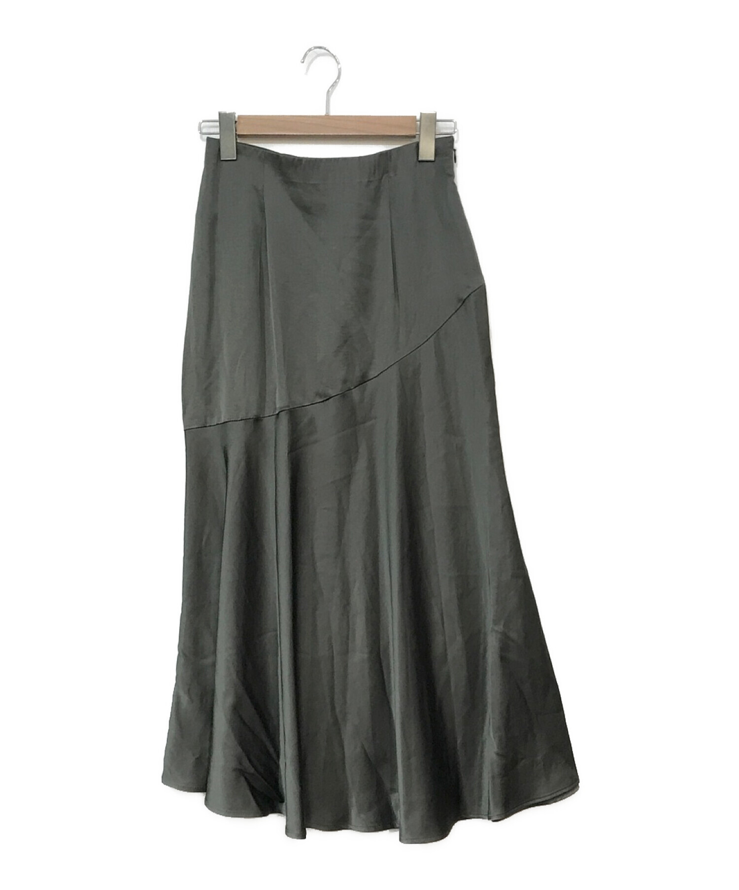 中古・古着通販】HER LIP TO (ハーリップトゥ) paneled satin midi