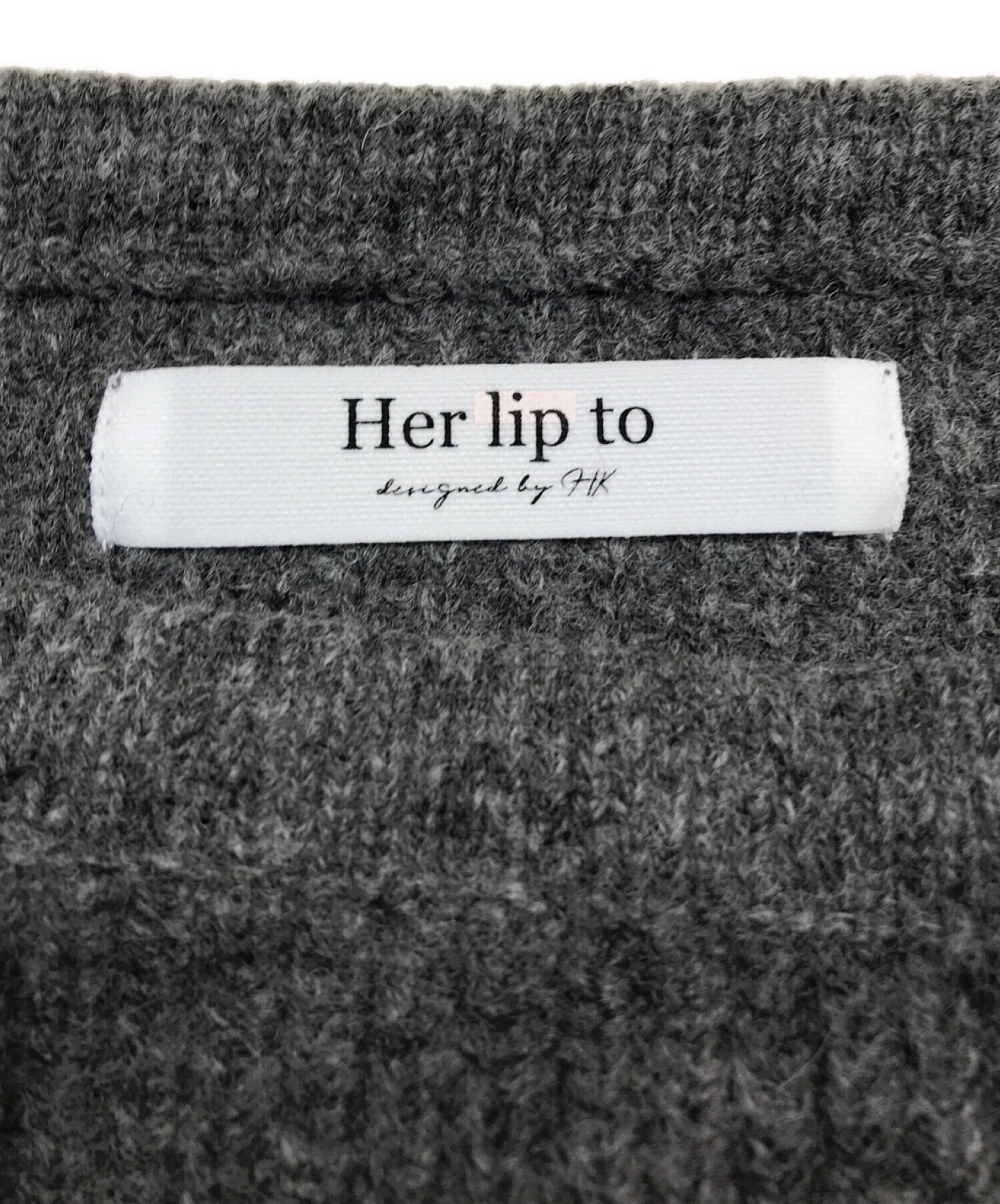 中古・古着通販】HER LIP TO (ハーリップトゥ) Wool and Cashmere