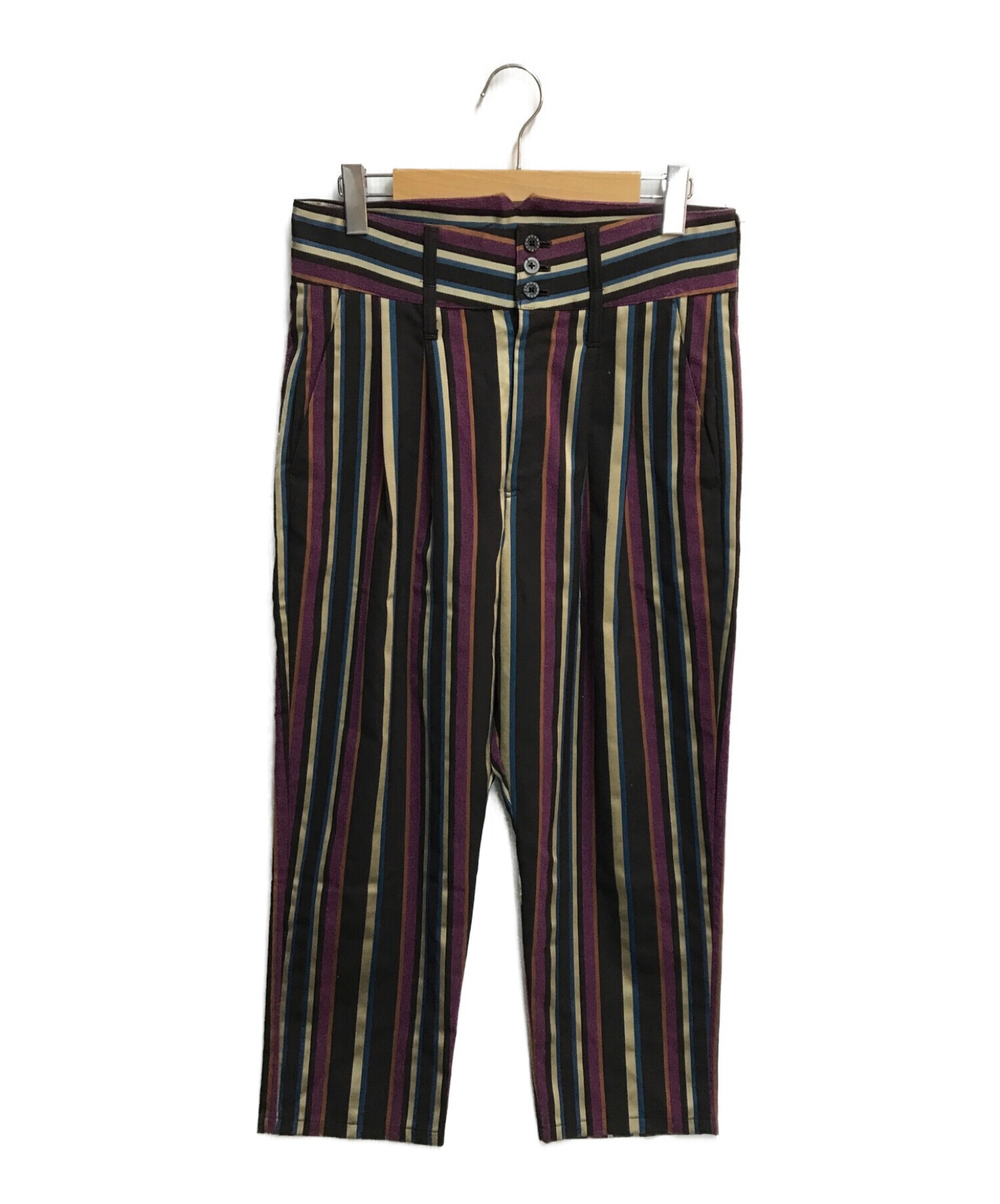 一番安い MUZE ミューズ - MUZE - STRIPE SLACKS ...