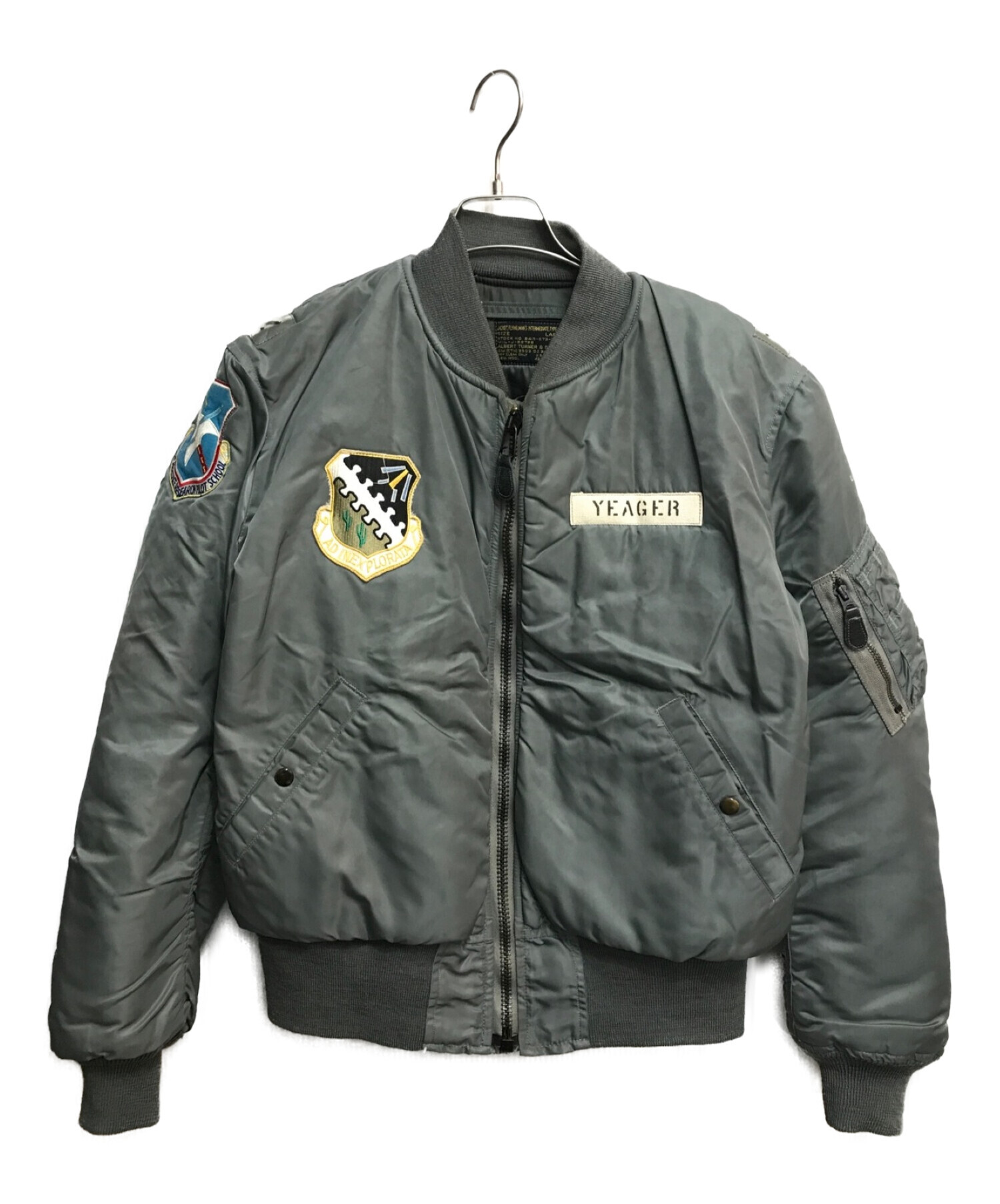 THE REAL McCOY'S (ザリアルマッコイズ) MA-1ジャケット セージグリーン サイズ:LARGE