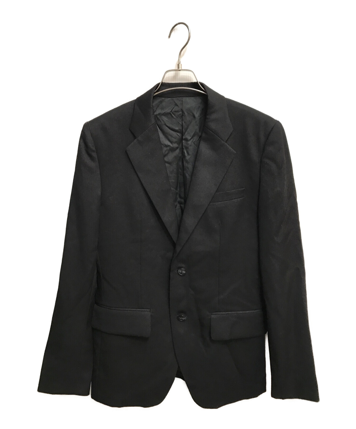 YUKI HASHIMOTO (ユウキハシモト) ウールテーラードジャケット ブラック サイズ:46