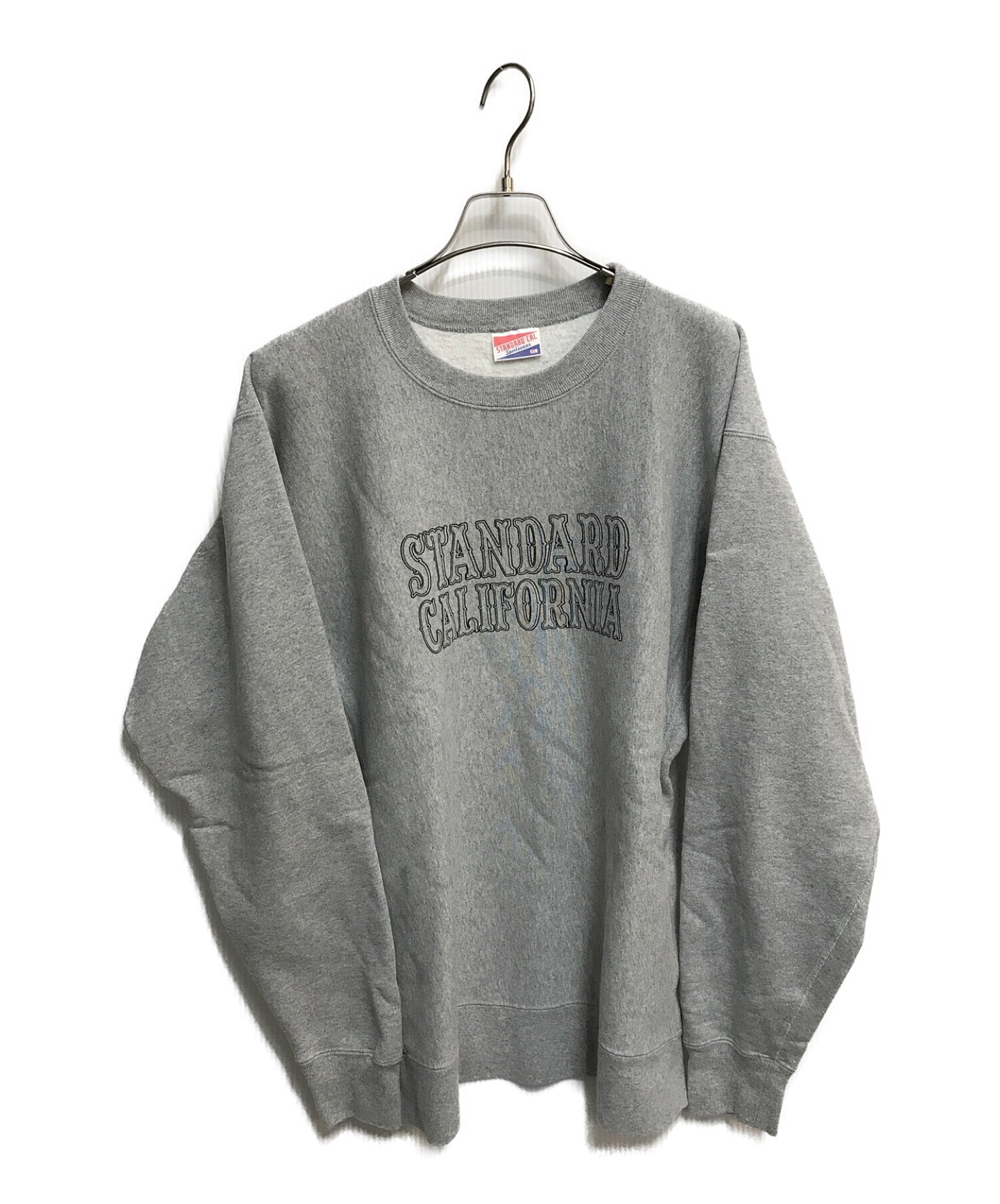 STANDARD CALIFORNIA (スタンダードカリフォルニア) R.W. Logo Sweat グレー サイズ:XL