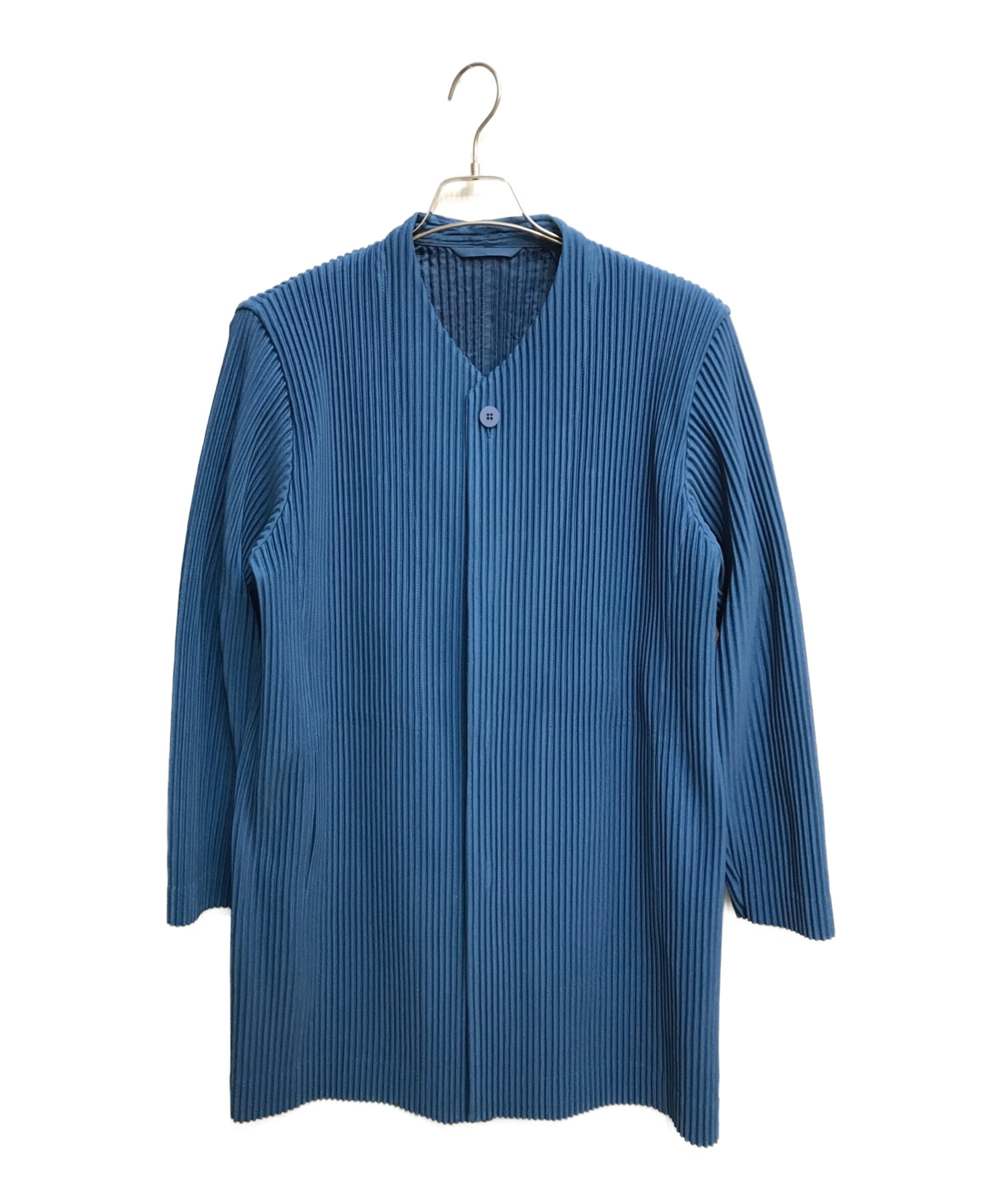 HOMME PLISSE ISSEY MIYAKE (オムプリッセ イッセイミヤケ) TAILORED PLEATS 1 IRON BLUE サイズ:2