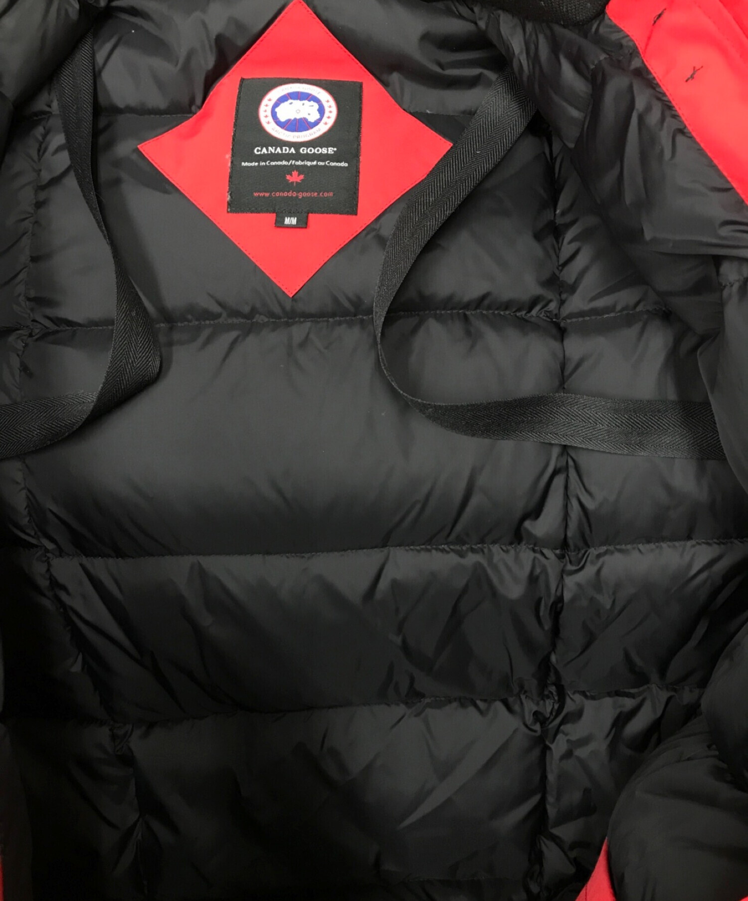 CANADA GOOSE (カナダグース) Kensington Parka / ケンジントンパーカー レッド サイズ:M