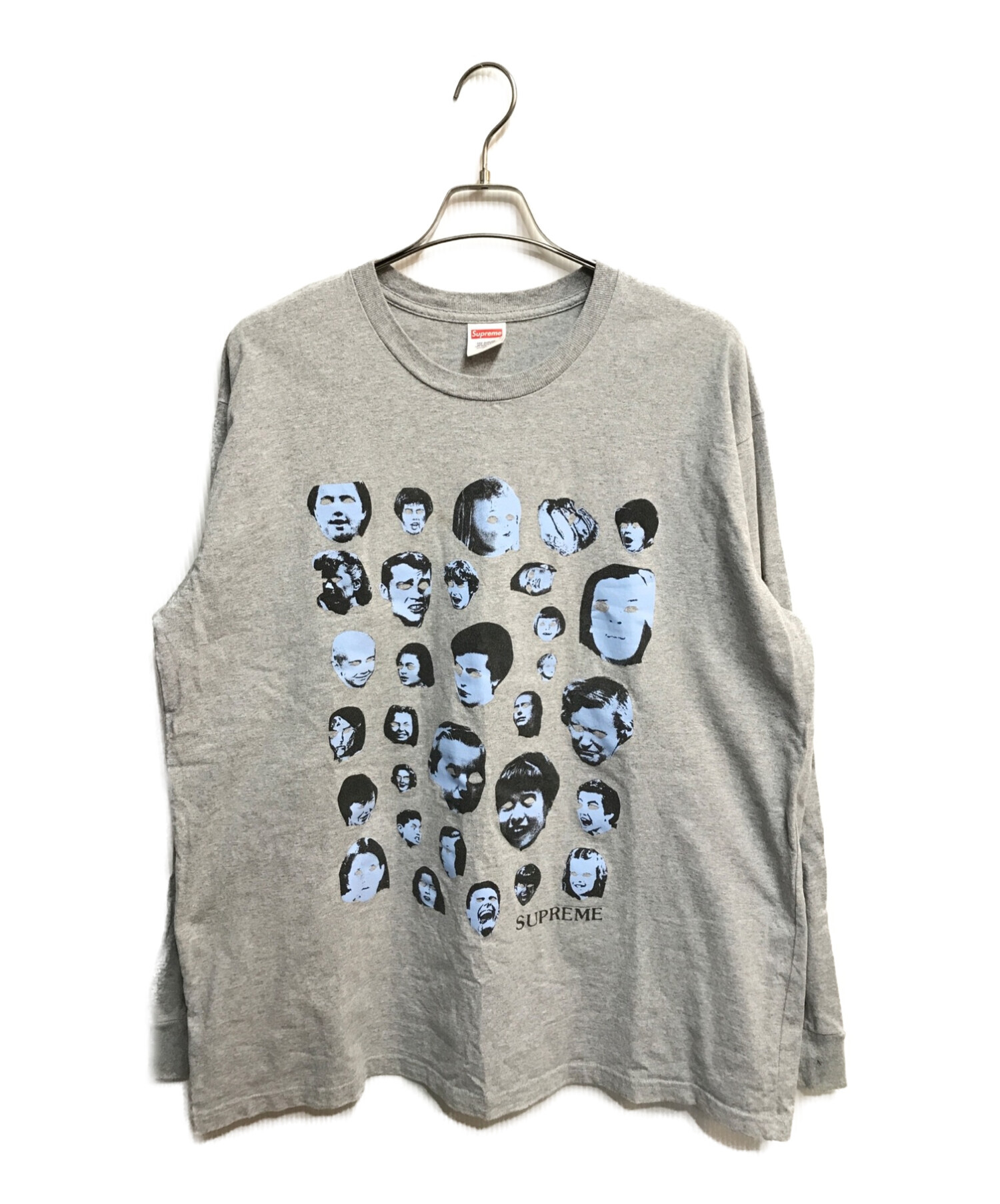 SUPREME (シュプリーム) Faces L/S Tee グレー サイズ:XL