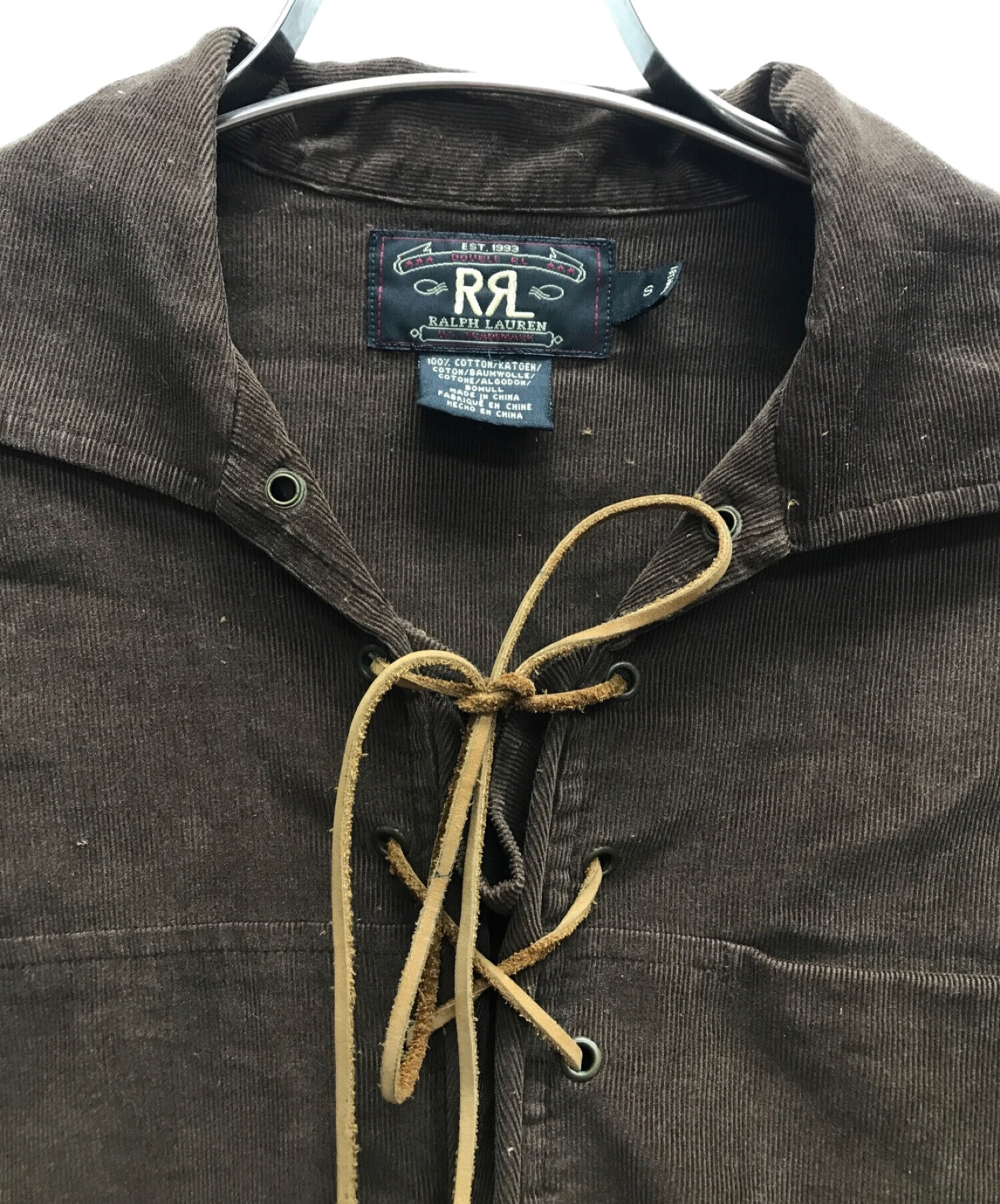 中古・古着通販】RRL (ダブルアールエル) コーデュロイプルオーバー