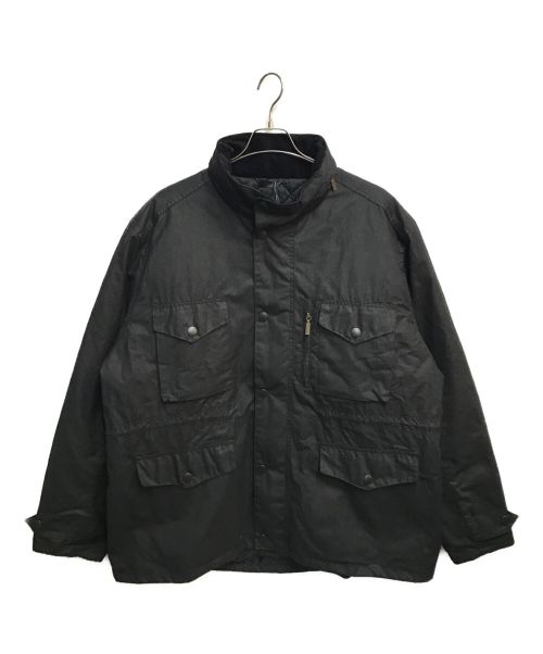 バブアー sapper 黒 オイルド 未使用 barbour wax jaket袖丈62