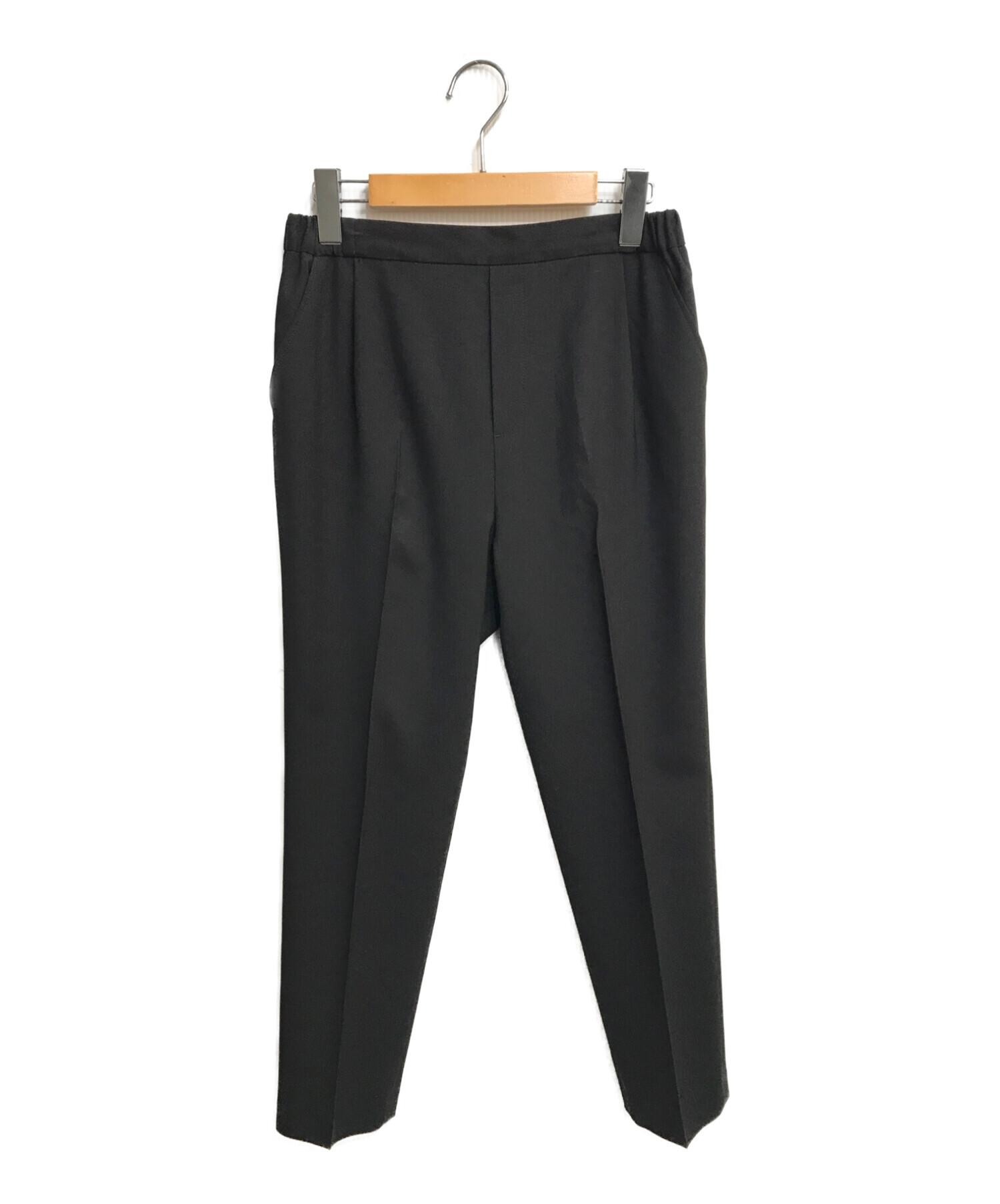 カリテqualiteパンツ黒ブラックサイズ1 - レディースファッション
