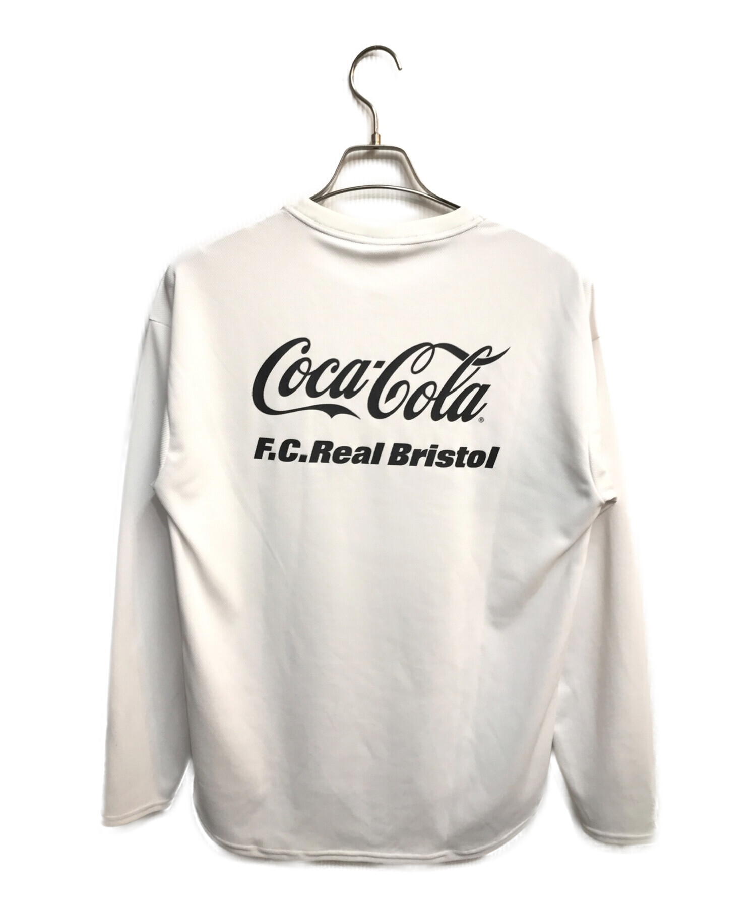 F.C.R.B. (エフシーアールビー) COCA-COLA L/S TOUR TEE ホワイト サイズ:M