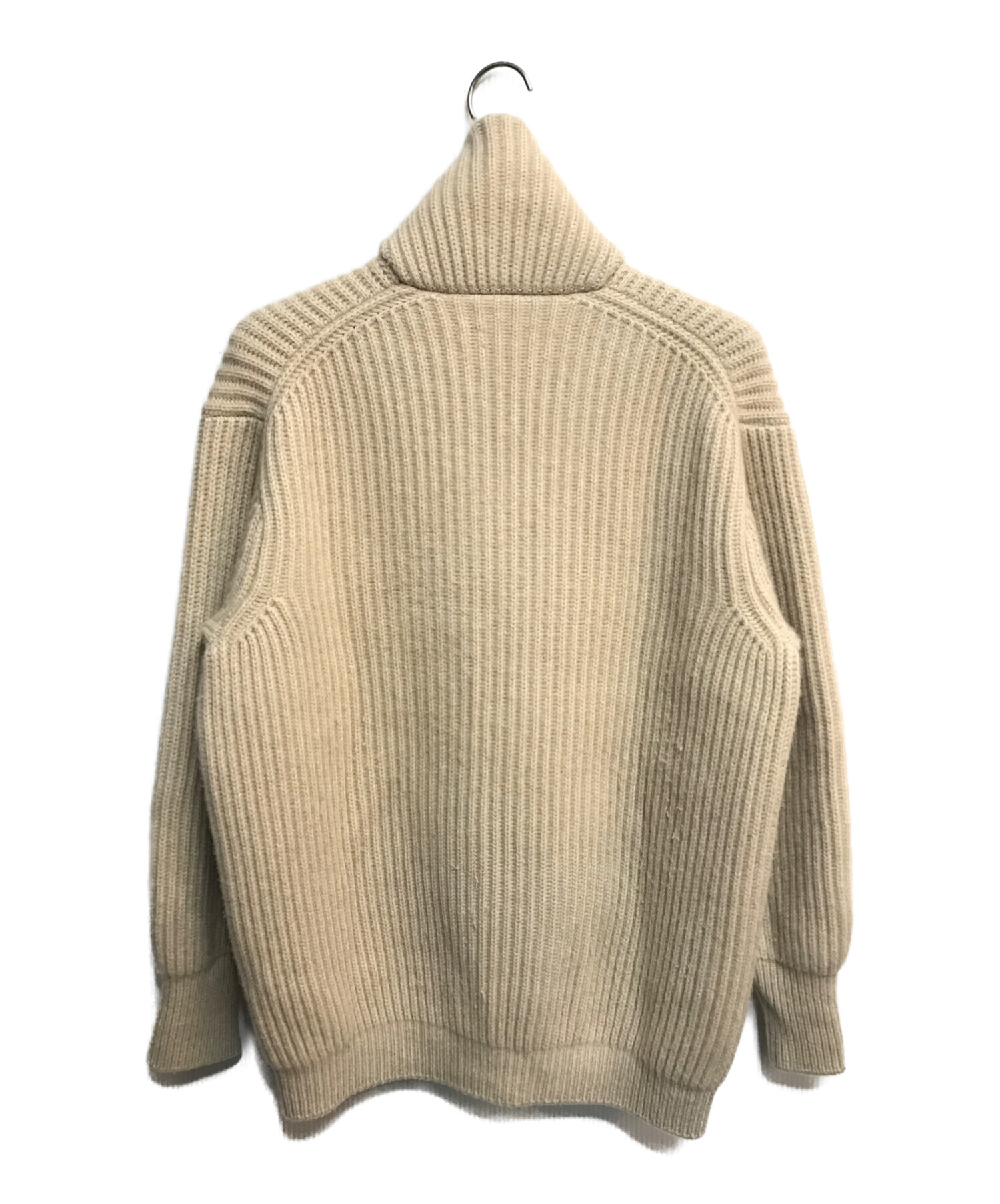 HERILL (ヘリル) 22AW Goldencash Cowichan sweater ベージュ サイズ:2