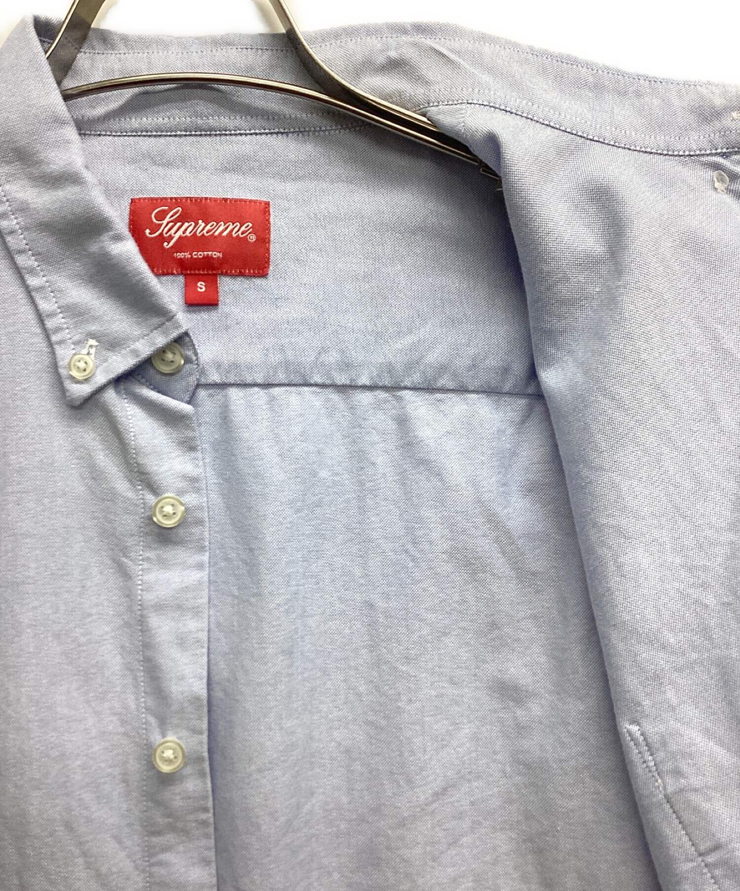 中古・古着通販】SUPREME (シュプリーム) ボタンダウンシャツ ブルー