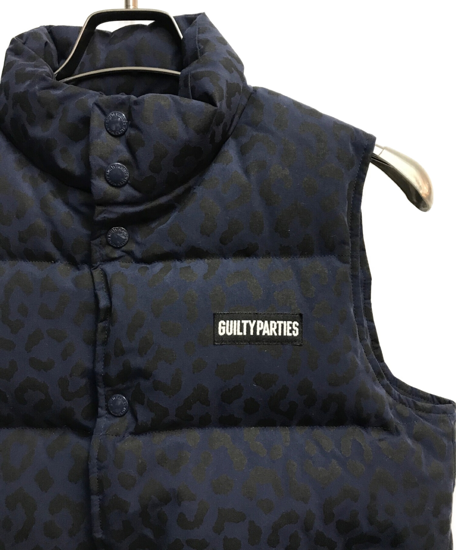 中古・古着通販】WACKO MARIA (ワコマリア) LEOPARD DOWN VEST ネイビー サイズ:S｜ブランド・古着通販  トレファク公式【TREFAC FASHION】スマホサイト