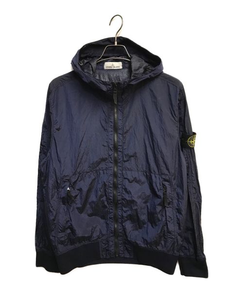 【中古・古着通販】STONE ISLAND (ストーンアイランド) NAYLON METAL WATRO ナイロンフーディ ネイビー サイズ:L｜ブランド・古着通販  トレファク公式【TREFAC FASHION】スマホサイト