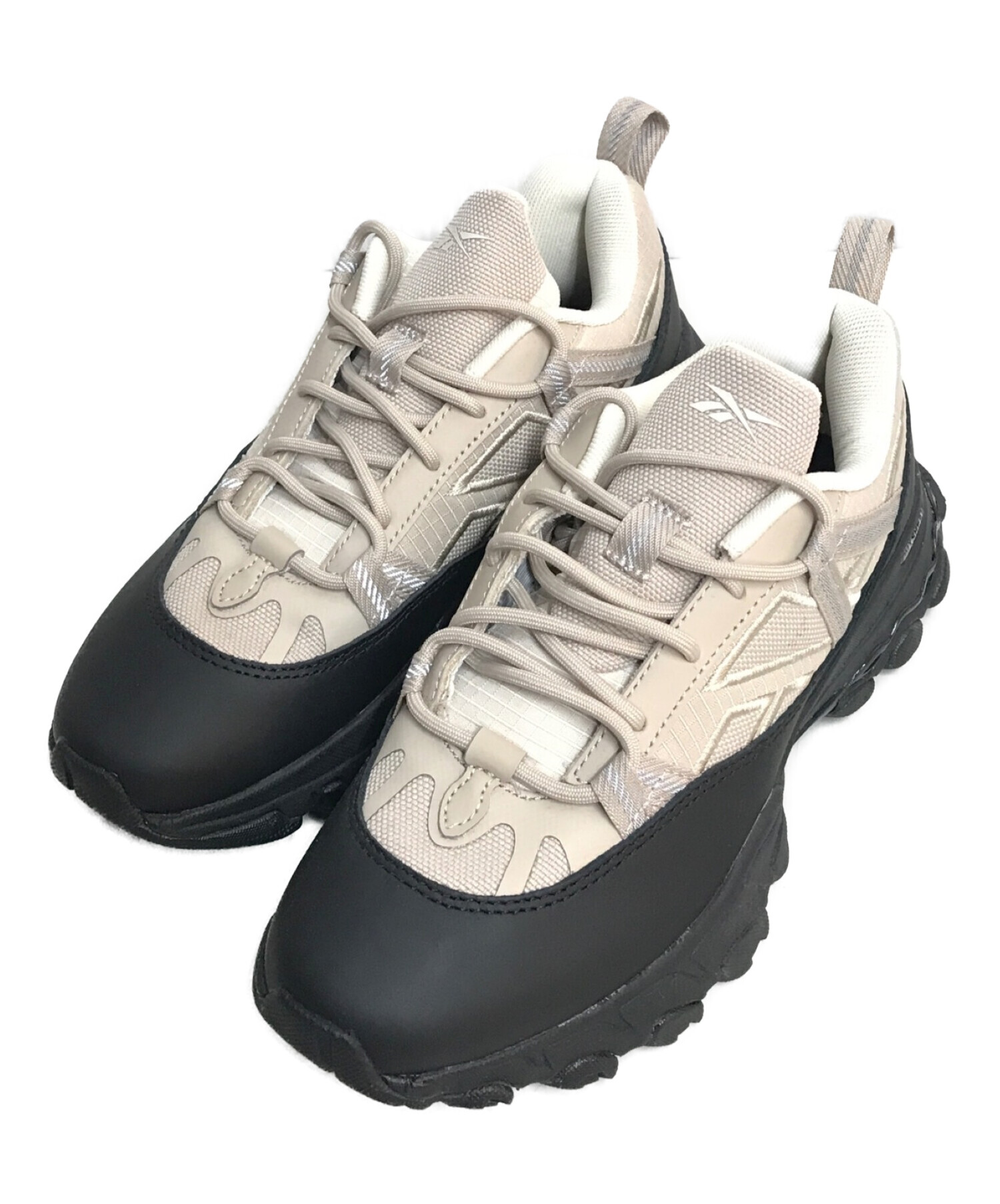 REEBOK (リーボック) DMX Trail Shadow Shoes ブラック×ベージュ サイズ:23