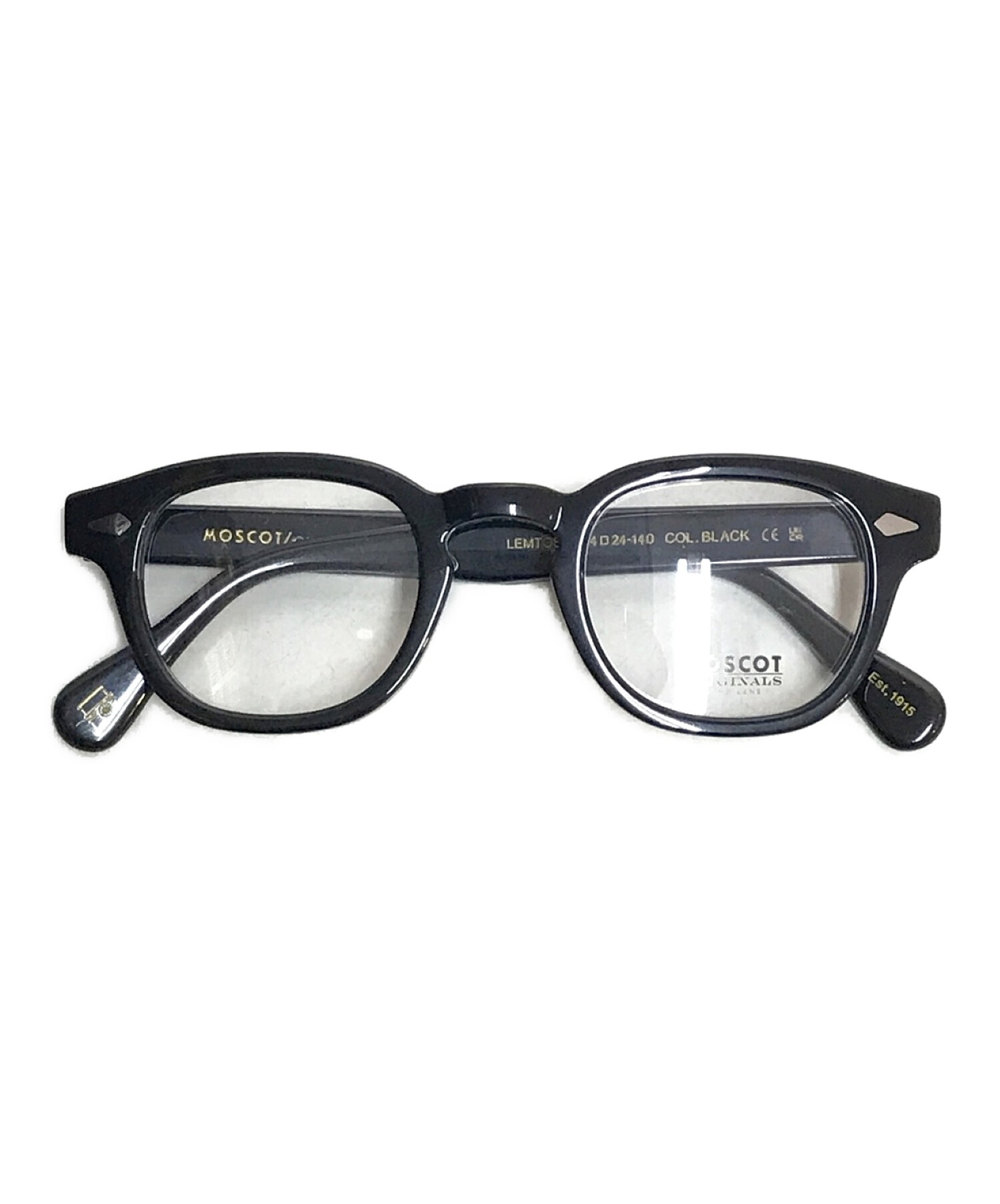 海外お取寄せ商 MOSCOT LEMTOSH Sサイズ 44-24-140 ブラック 美品 - 小物