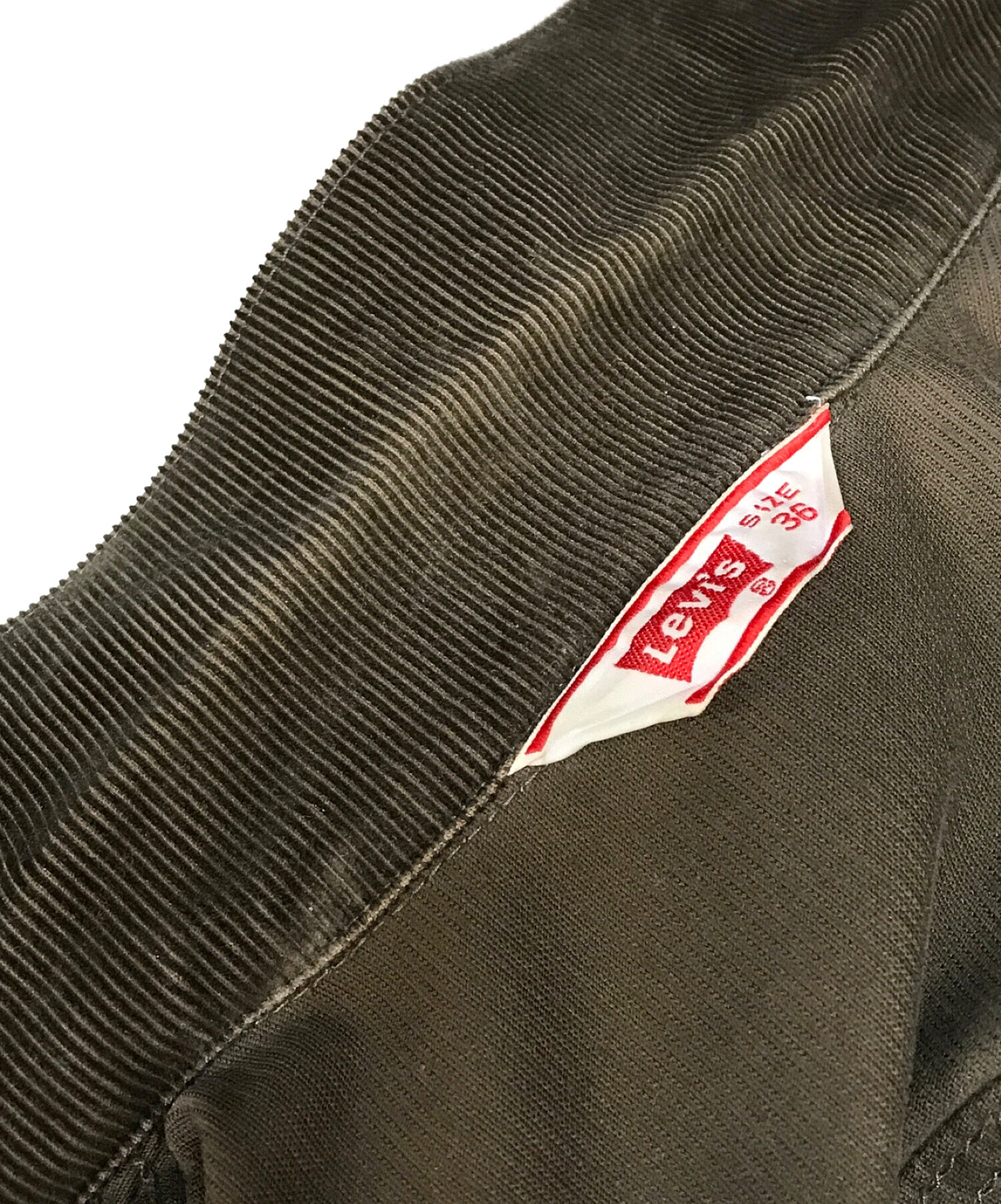 中古・古着通販】LEVI'S (リーバイス) コーデュロイジャケット カーキ