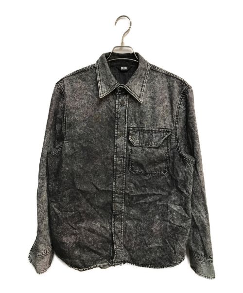 中古・古着通販】DIESEL (ディーゼル) デニムシャツ グレー サイズ:M