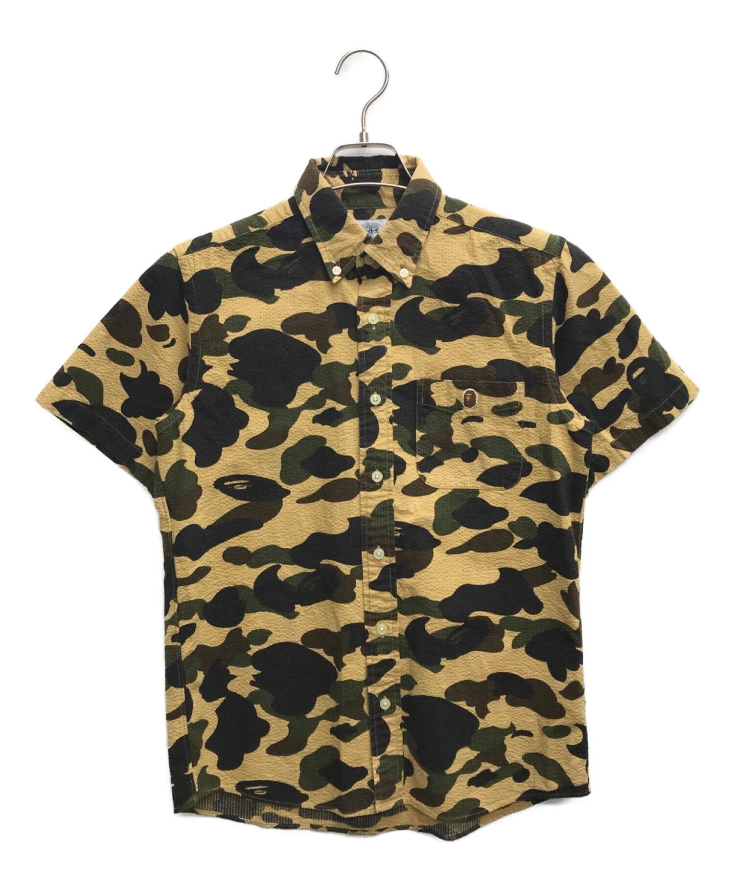 中古・古着通販】A BATHING APE (ア ベイシング エイプ) カモ柄ボタン