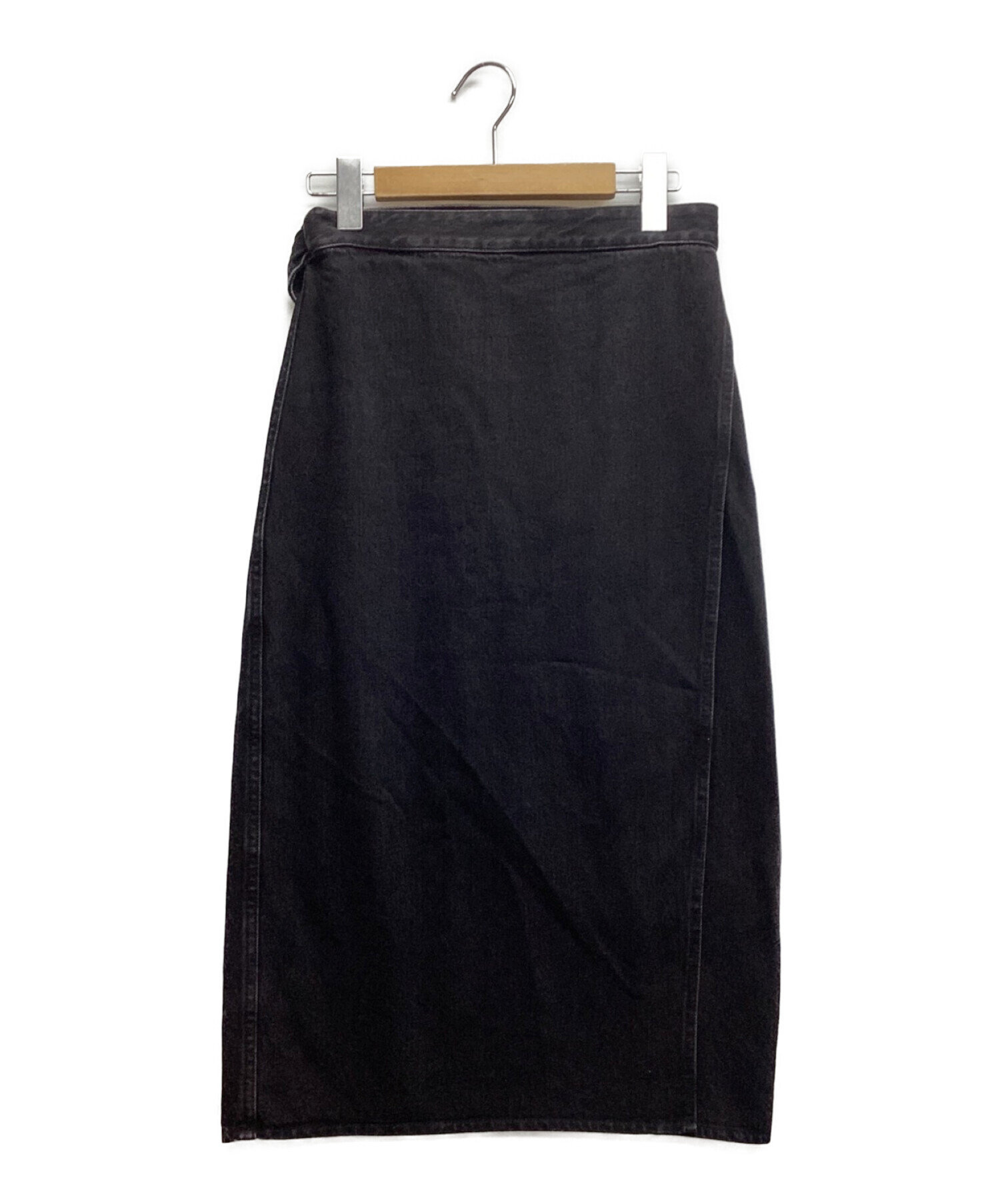 BALENCIAGA (バレンシアガ) デニムスカート ブラック サイズ:36