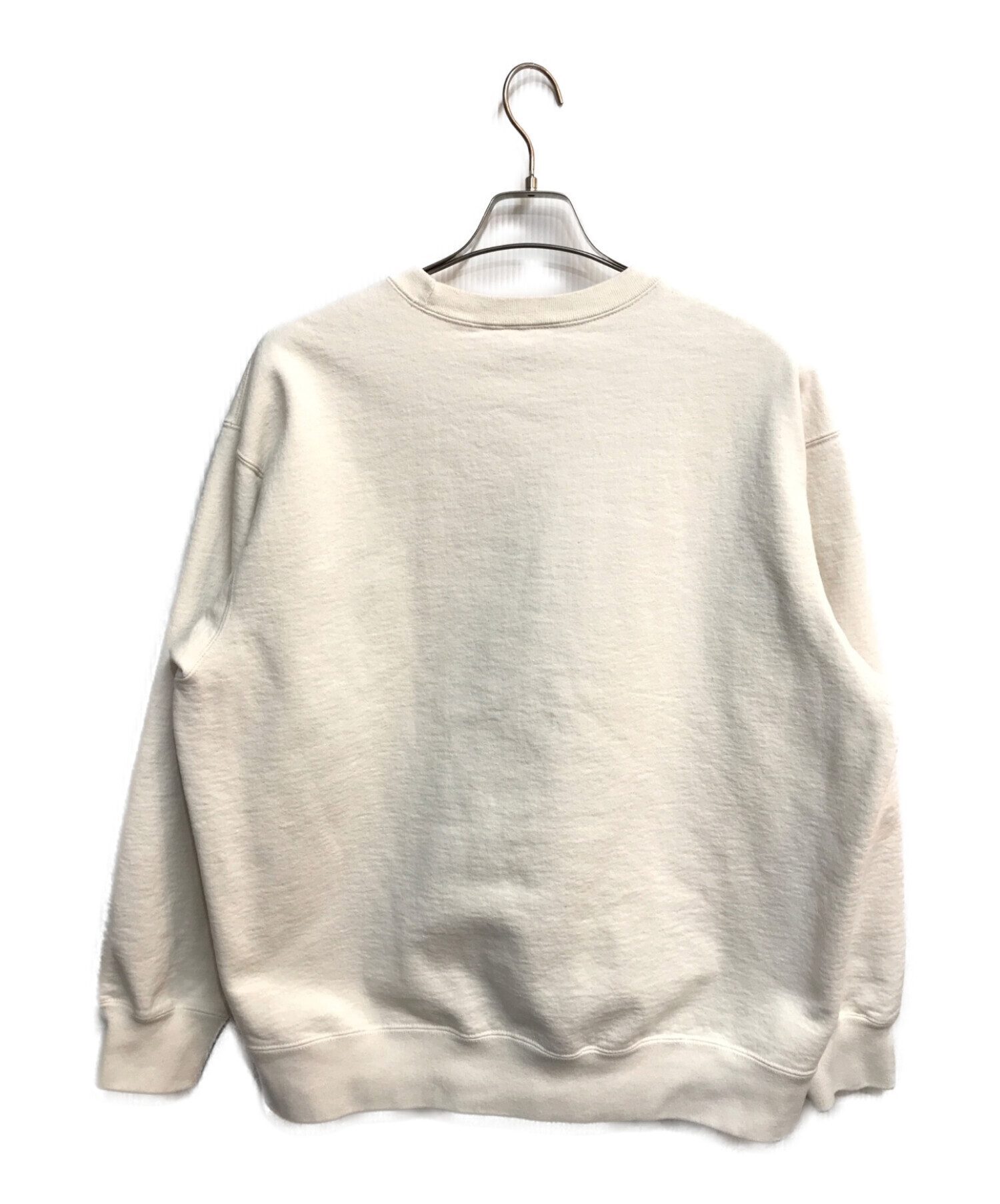 SUPREME (シュプリーム) Overlap Crewneck アイボリー サイズ:L