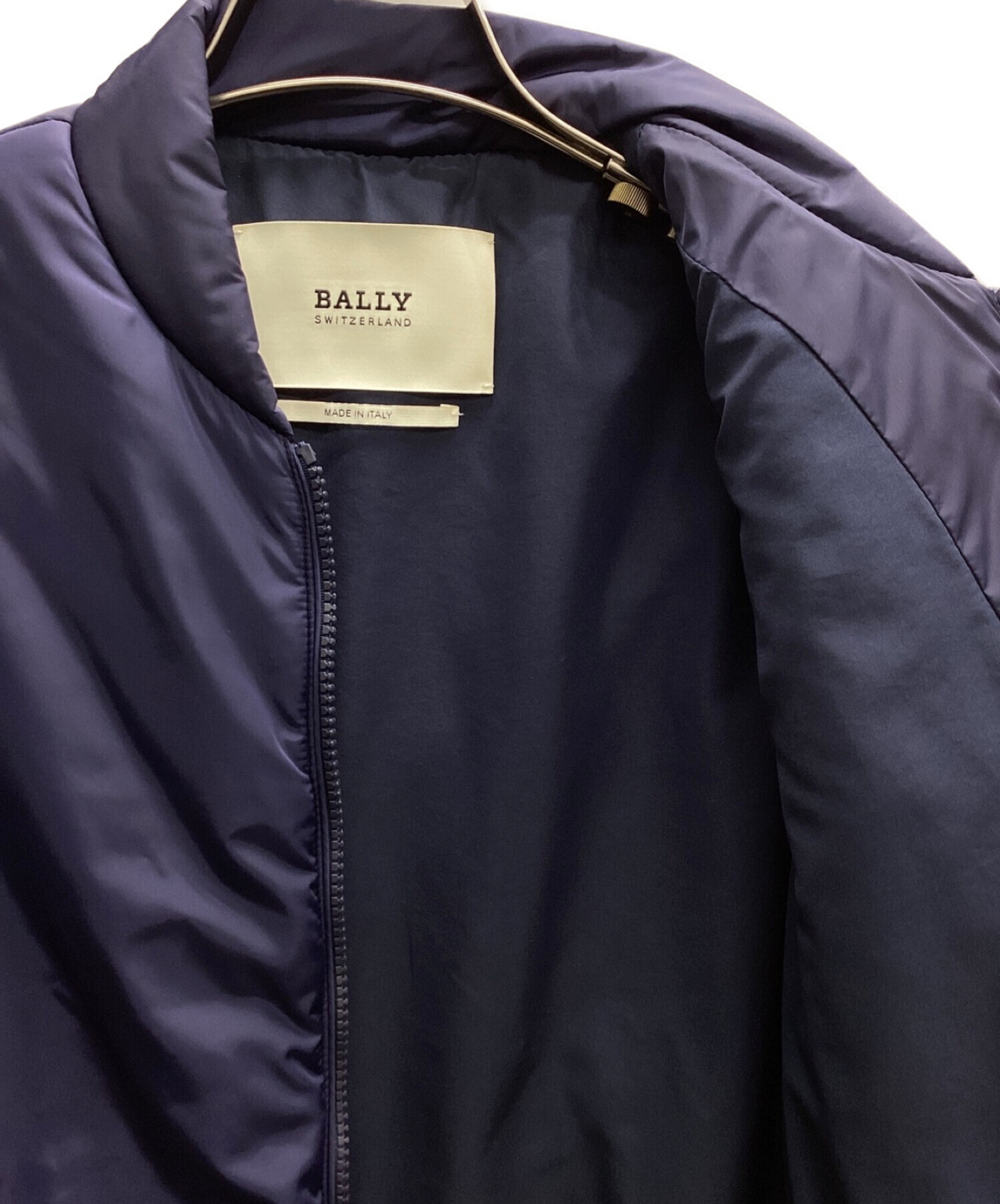 BALLY (バリー) 中綿ブルゾン ネイビー サイズ:38