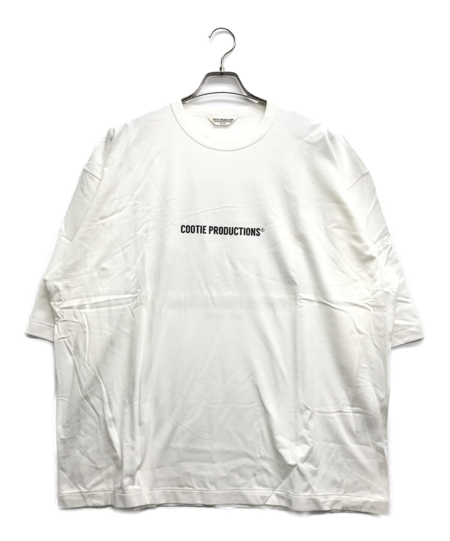 COOTIE PRODUCTIONS (クーティープロダクツ) プリントTシャツ ホワイト サイズ:medium