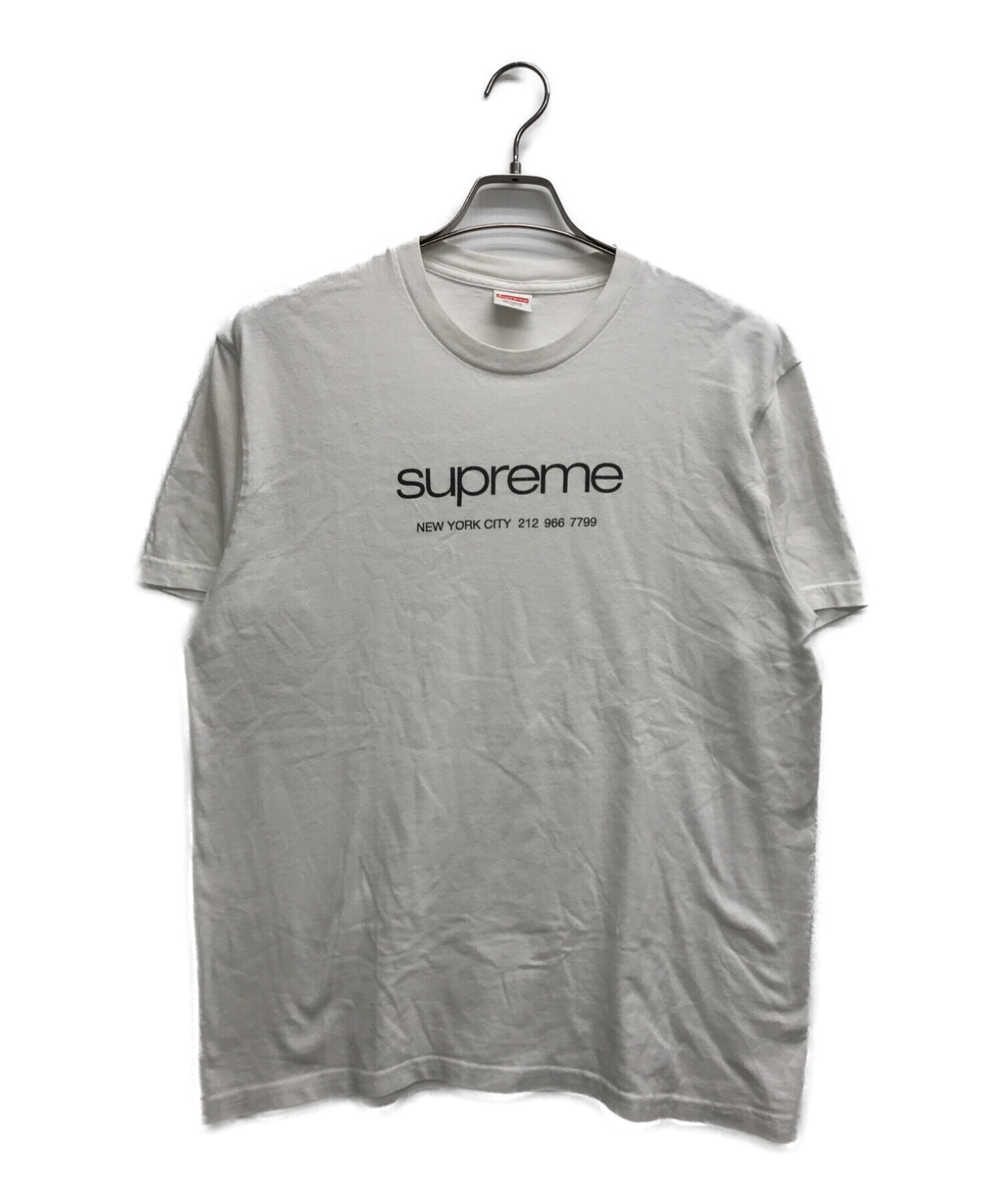 中古・古着通販】SUPREME (シュプリーム) Shop Tee ホワイト サイズ:Ｍ