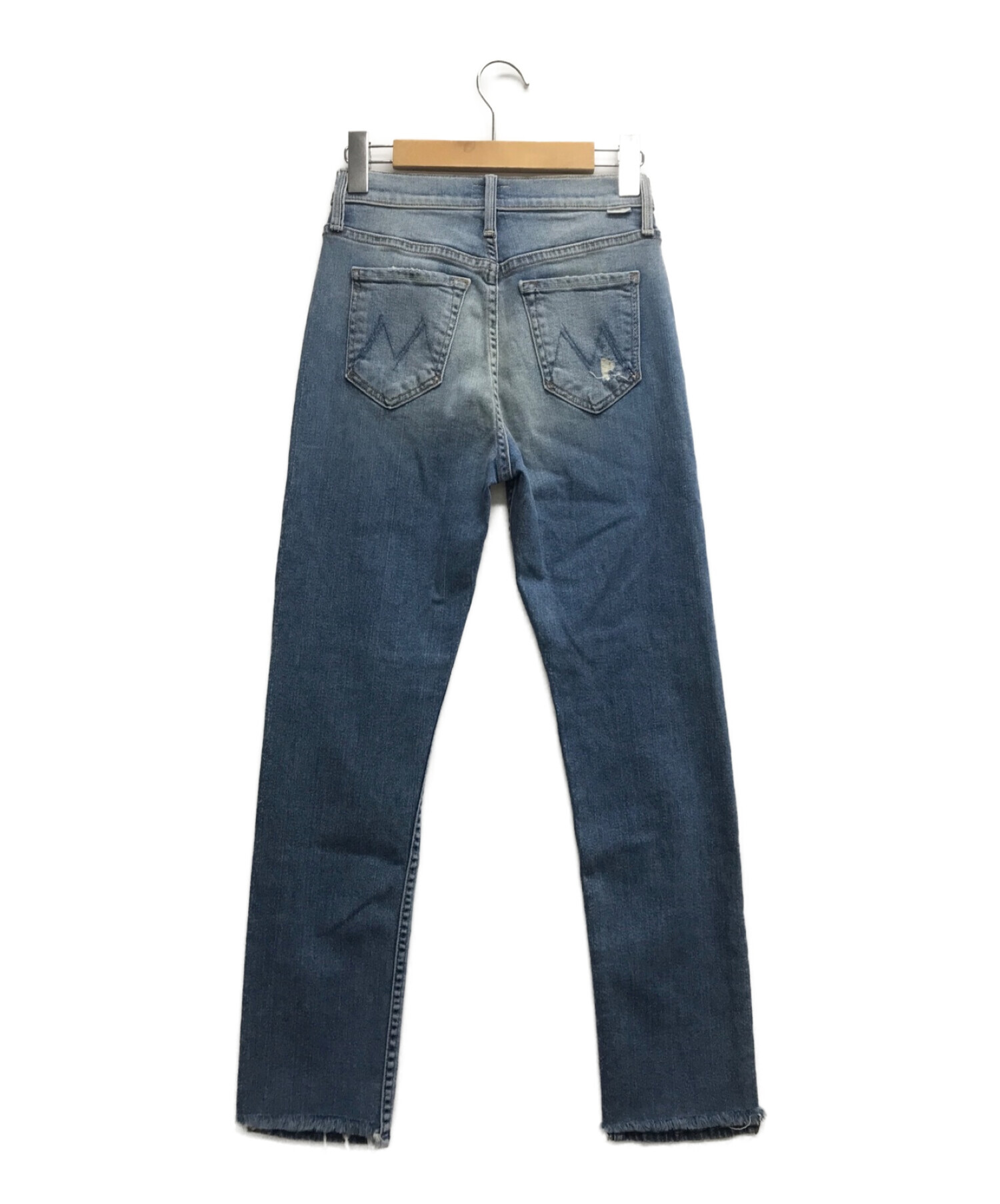 mother (マザー) COT INSIDER CROP DENIM インディゴ サイズ:24