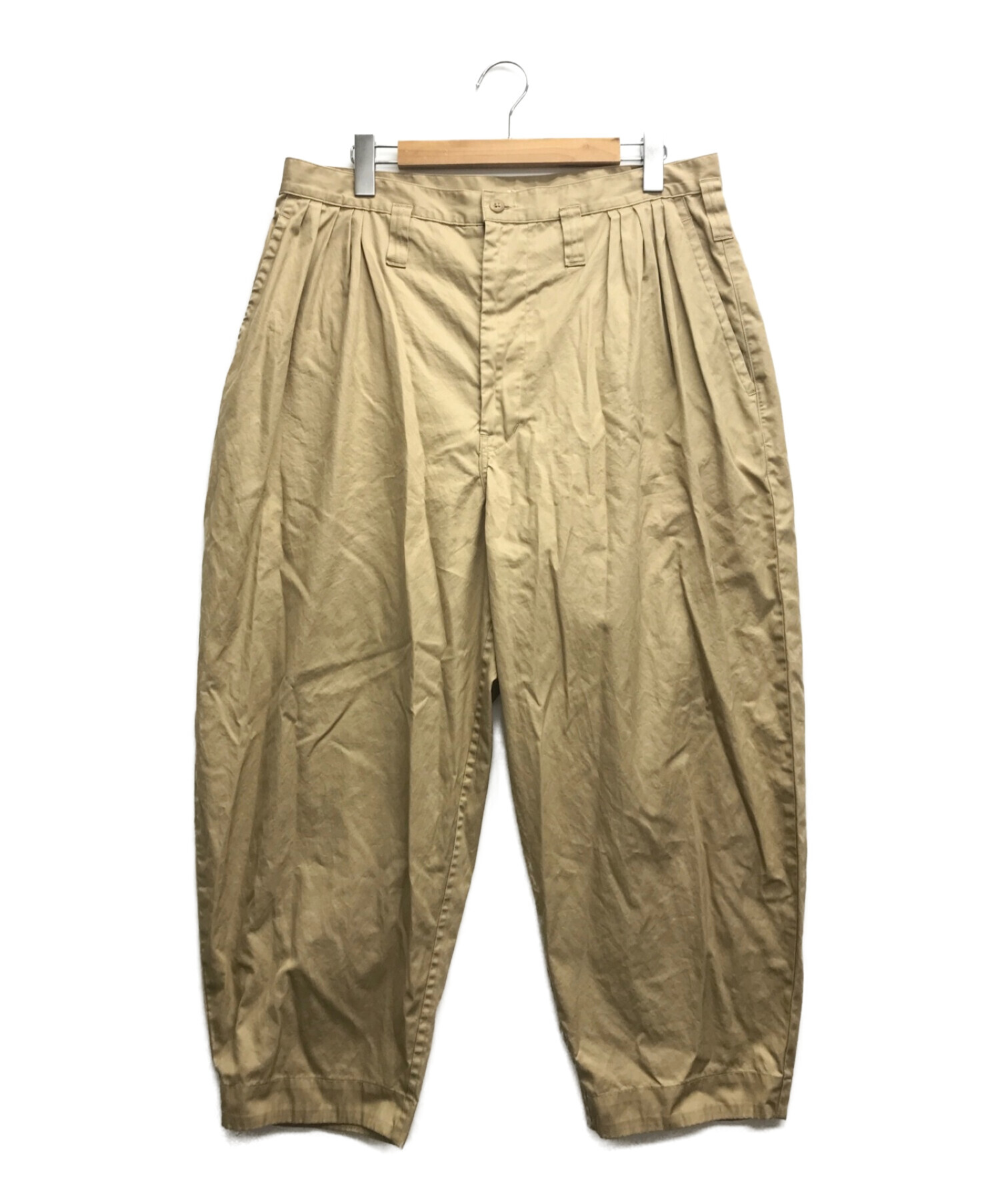 人気の激安販壳 GABARDINE BEBOP PANTS KHAKI - メンズ