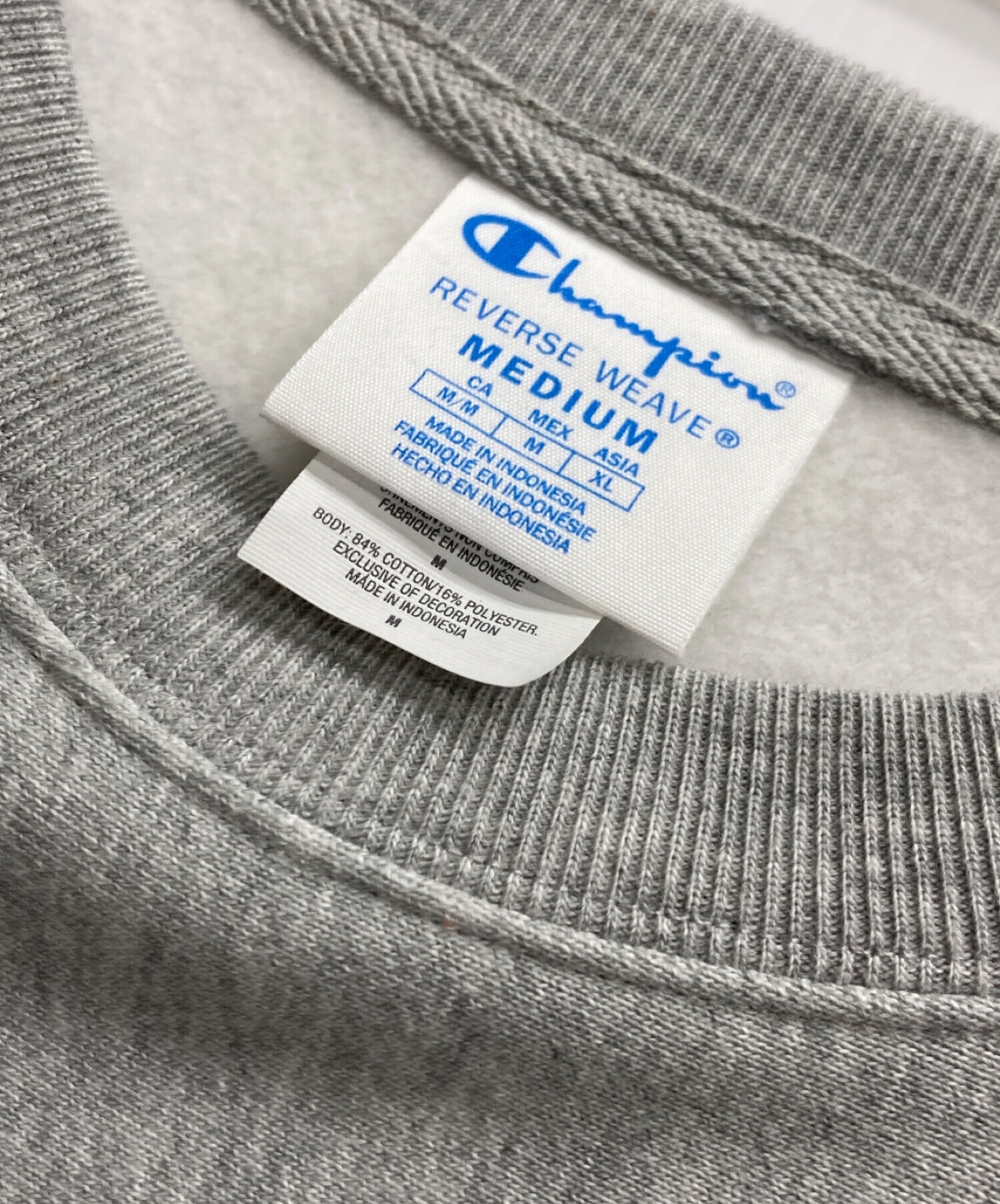 Champion (チャンピオン) ロゴスウェット グレー サイズ:MEDIUM