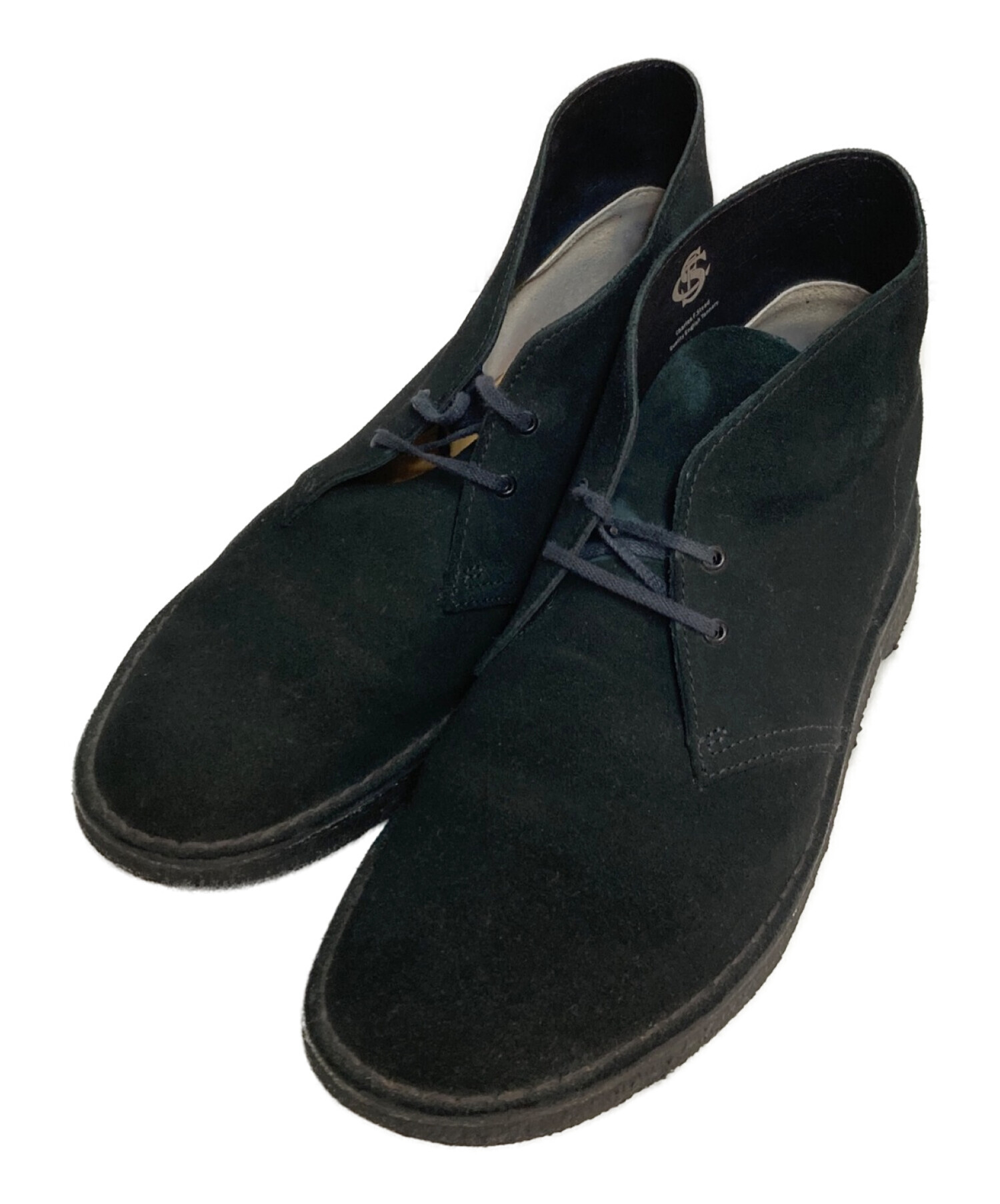 中古・古着通販】CLARKS (クラークス) デザートブーツ ブラック サイズ