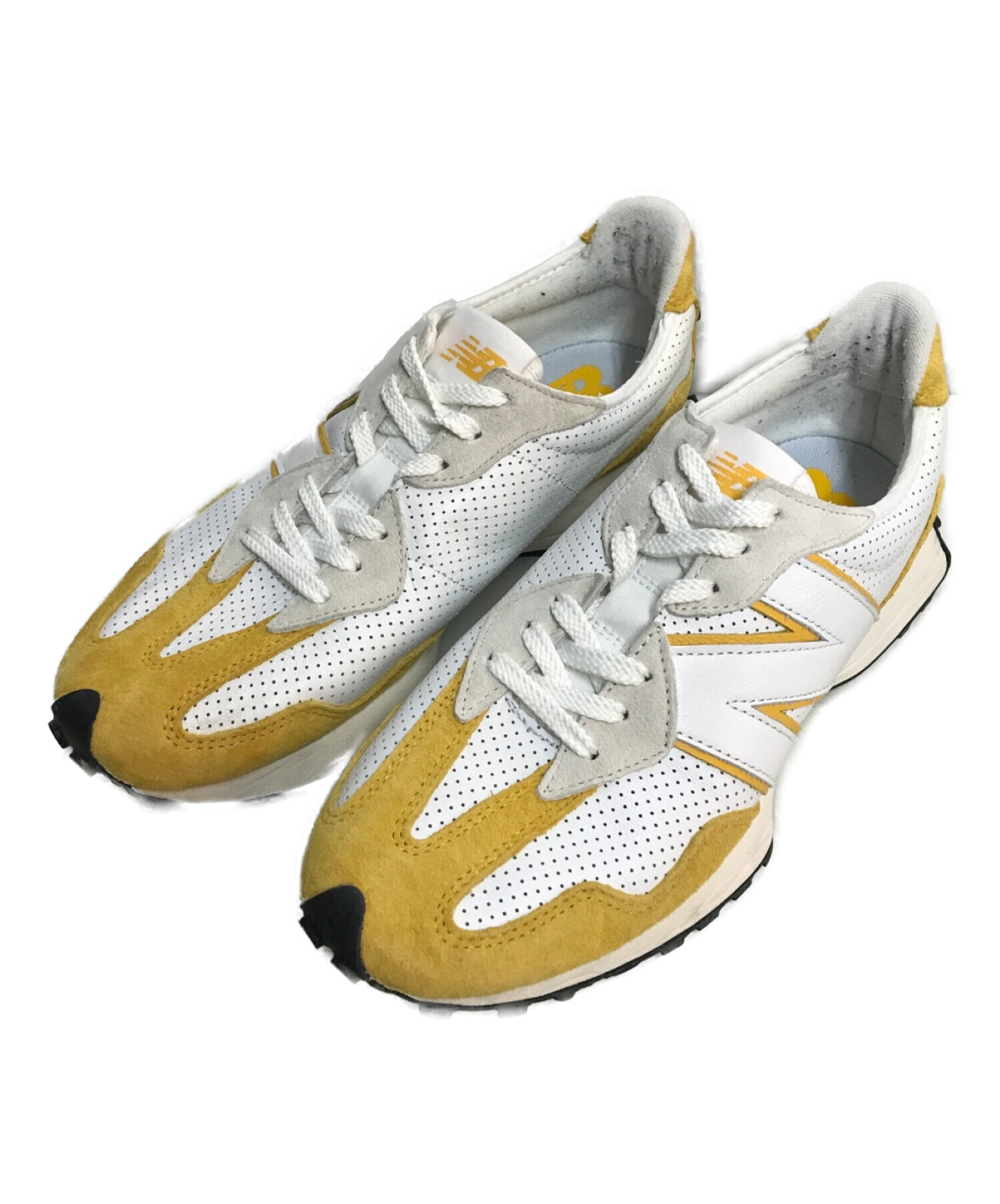 NEW BALANCE (ニューバランス) 327 Primary Pack Yellow ホワイト×イエロー サイズ:27.5cm