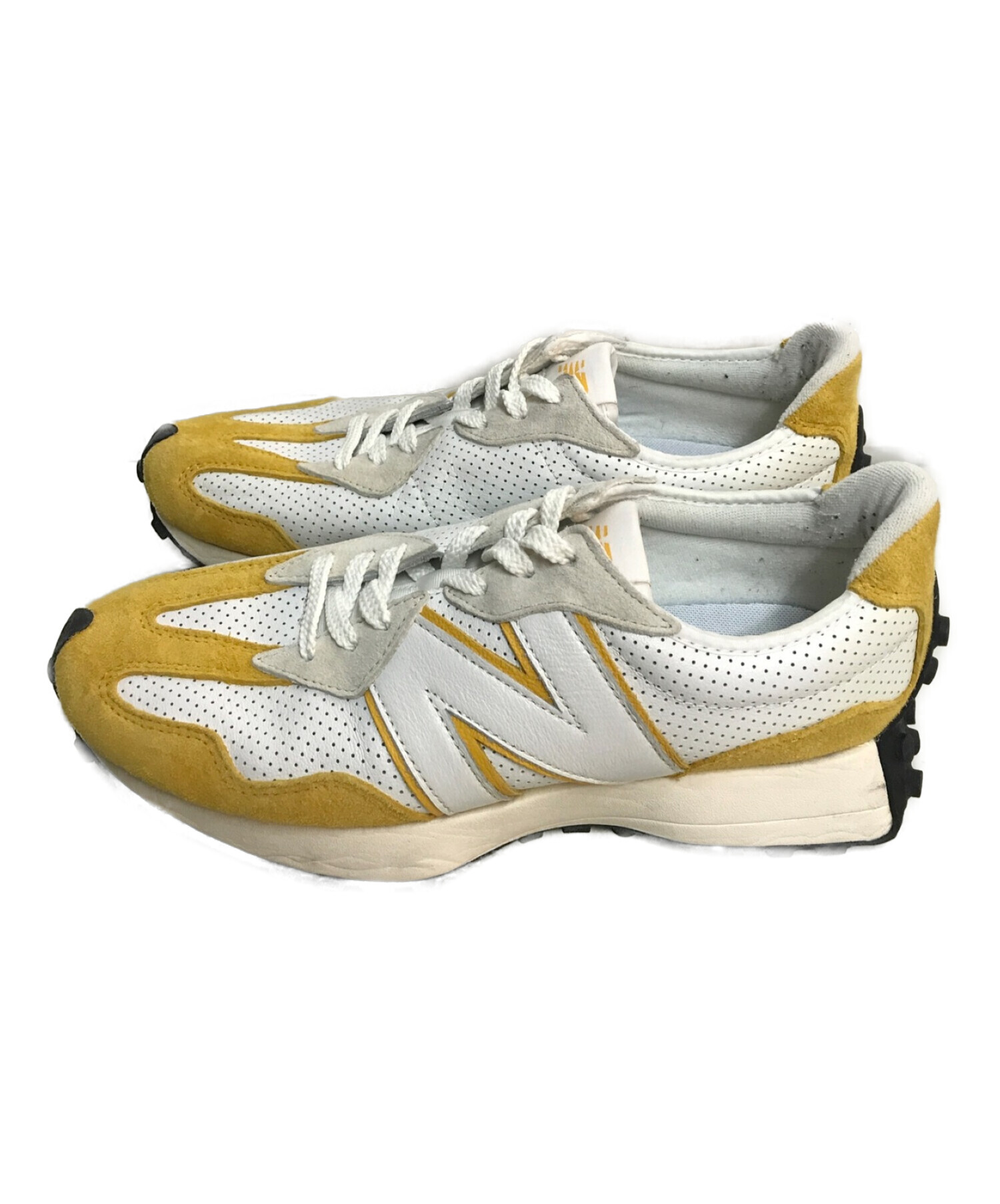 NEW BALANCE (ニューバランス) 327 Primary Pack Yellow ホワイト×イエロー サイズ:27.5cm