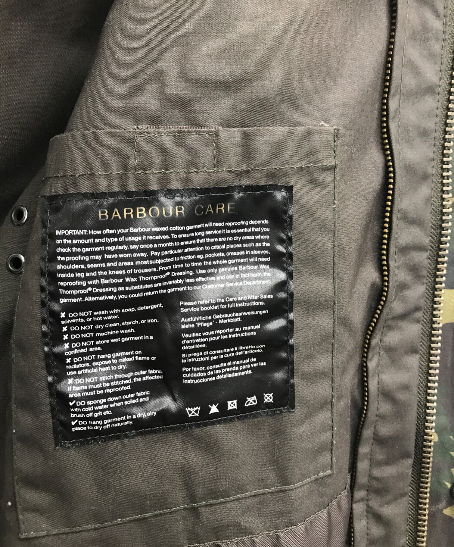 中古・古着通販】Barbour (バブアー) SHIPS (シップス) カモビデイル