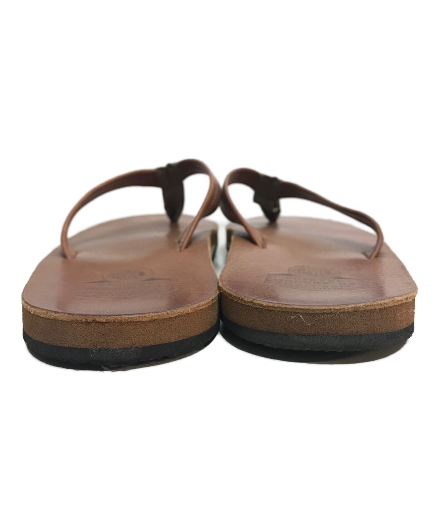 PHIGVEL MAKERS (フィグベルマーカーズ) LEATHER BEACH SANDAL ブラウン サイズ:実寸サイズをご参照下さい