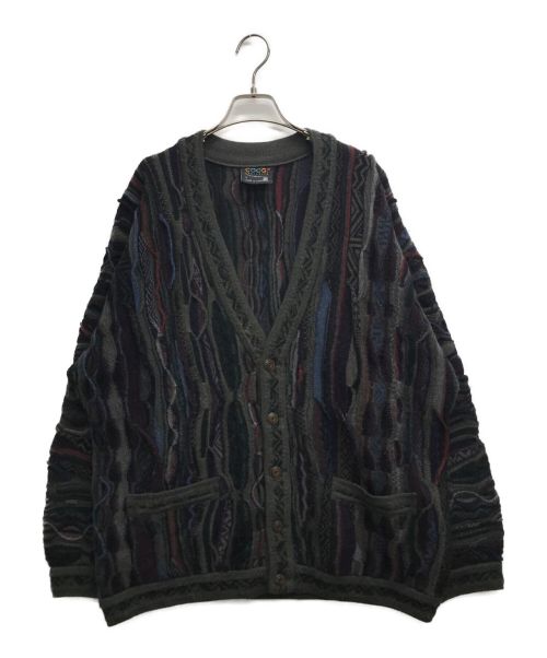 中古・古着通販】Coogi (クージー) 3Dニットカーディガン グレー