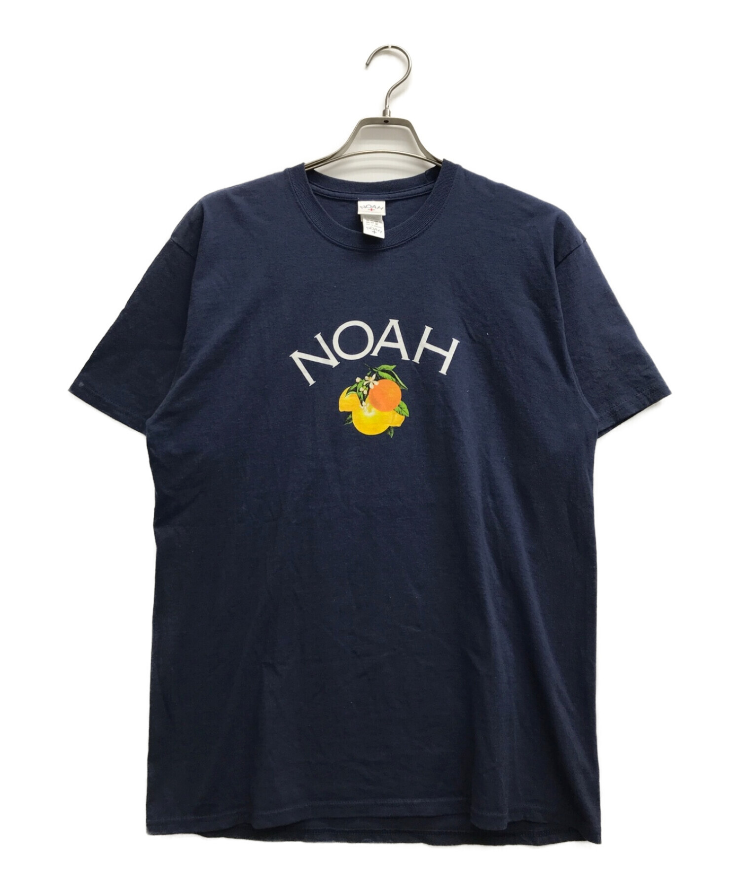 中古・古着通販】Noah (ノア) フルーツTシャツ ネイビー サイズ:L 