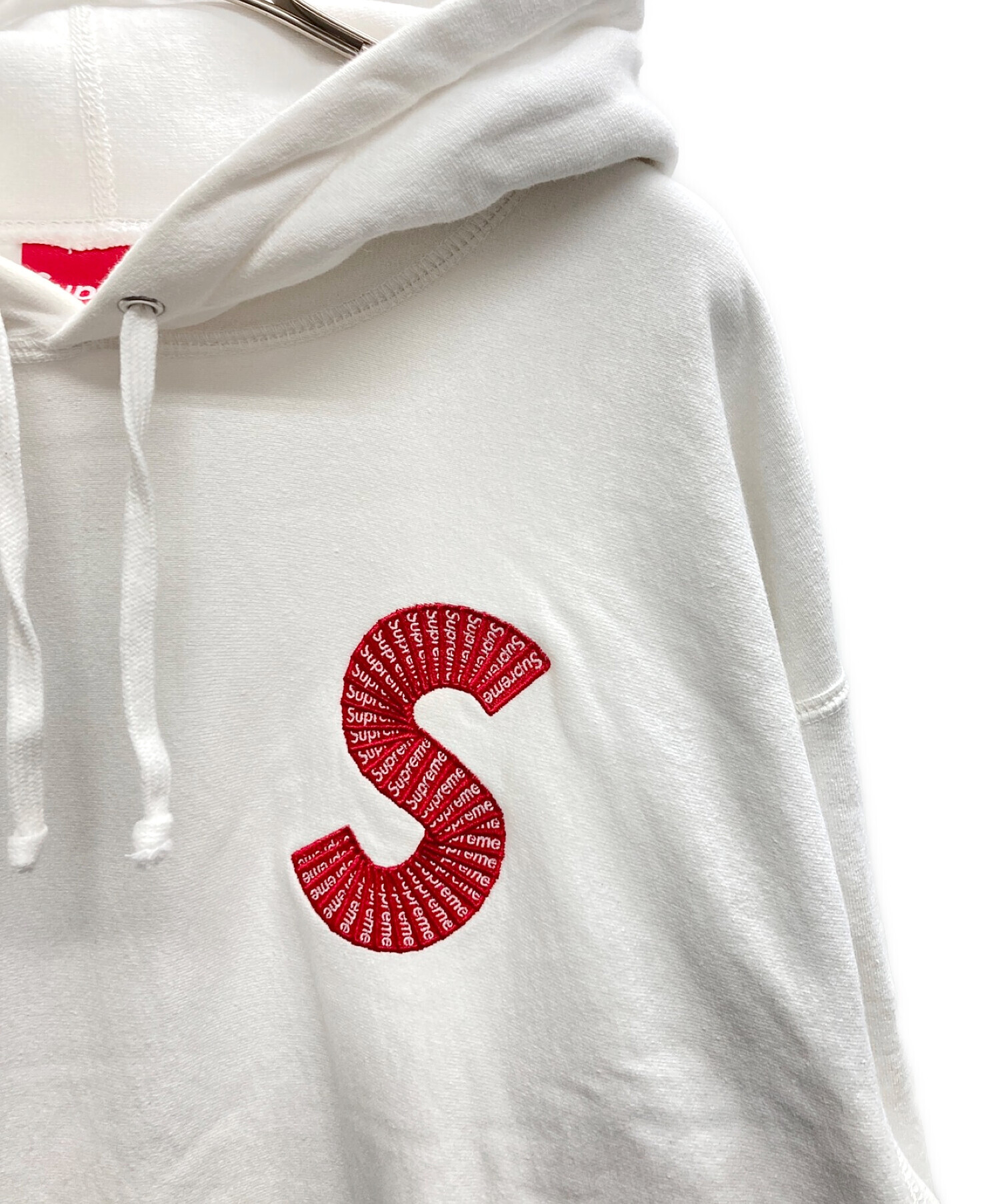 SUPREME (シュプリーム) S Logo Hooded Sweatshirt ホワイト サイズ:XL