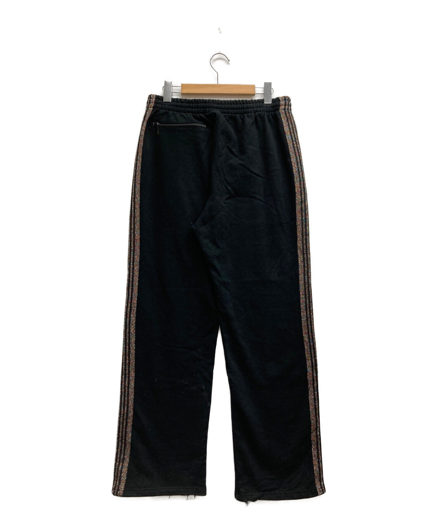 Needles (ニードルス) STUDIOUS (ステュディオス) TRACK PANT LAME TYPE ブラック サイズ:S