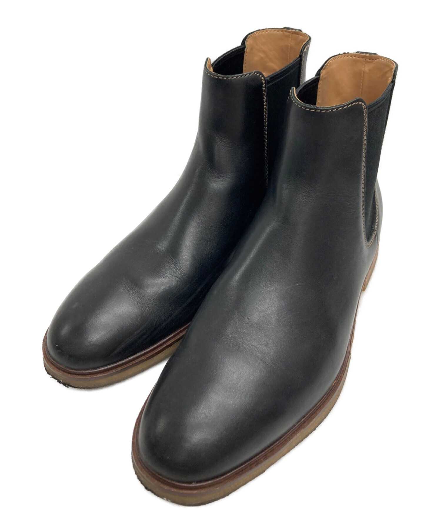 CLARKS Gobi (クラークス) サイドゴアブーツ ブラック サイズ:27