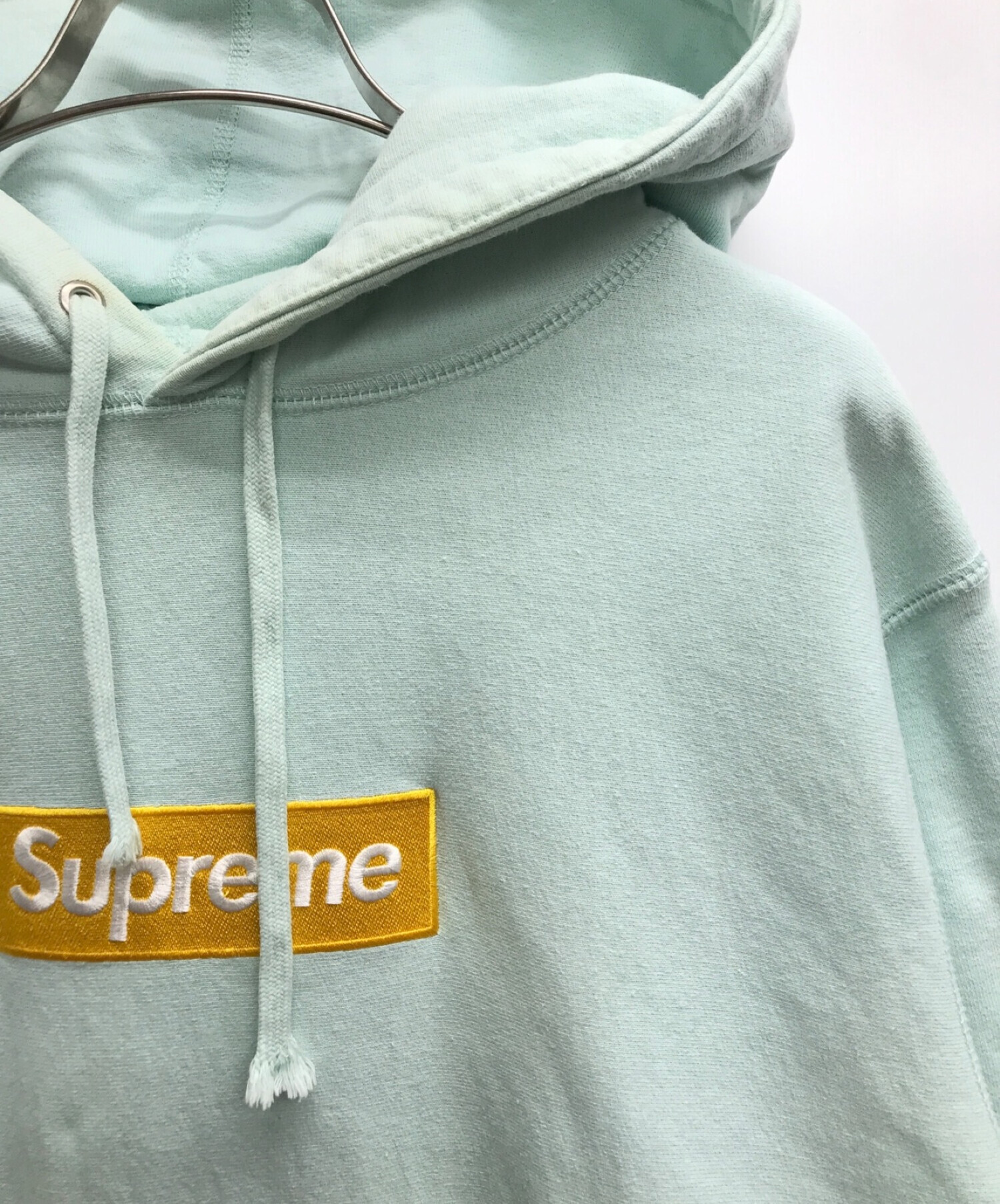 SUPREME (シュプリーム) Box Logo Hooded Sweatshirt ブルー サイズ:L