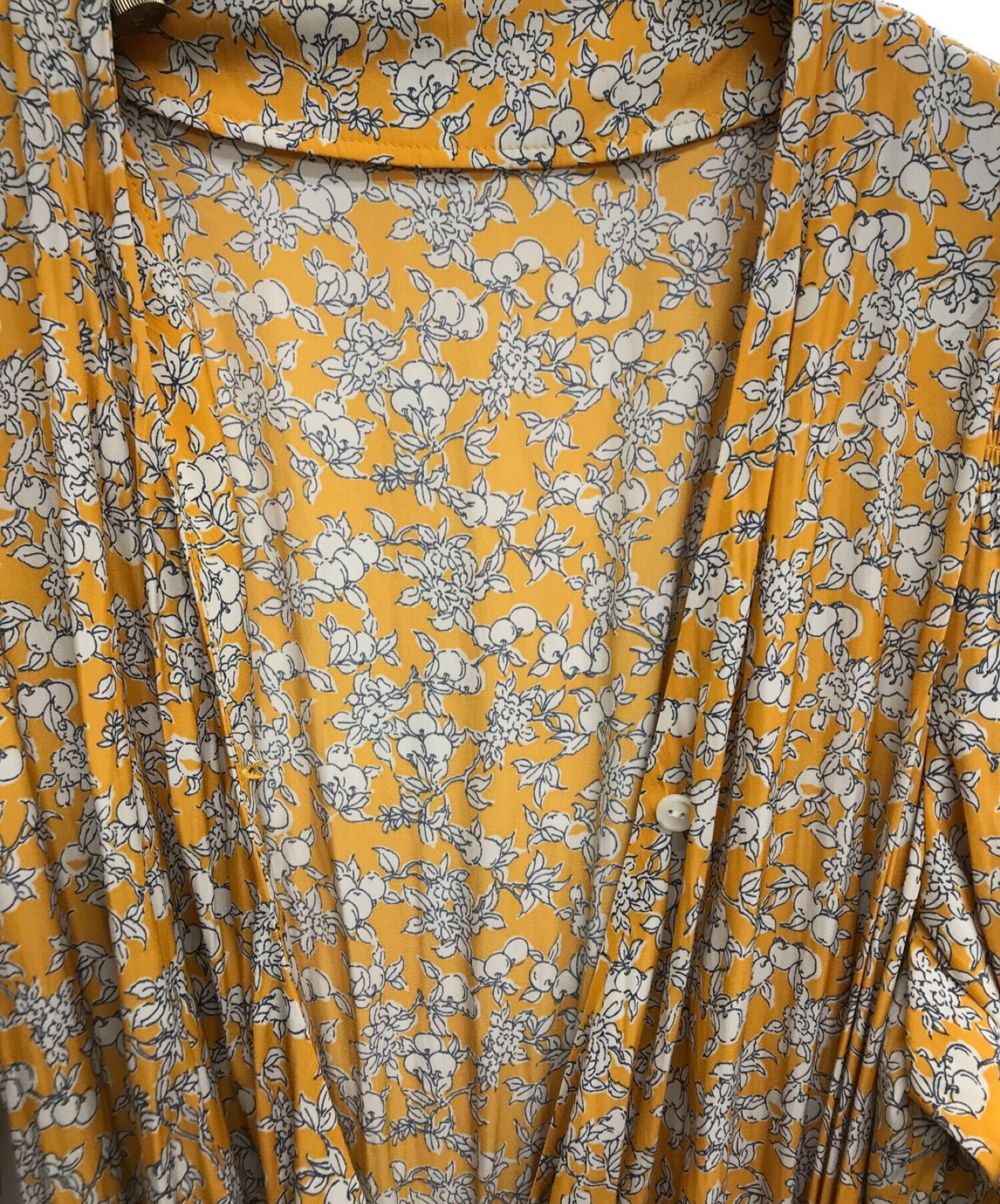 中古・古着通販】Plage (プラージュ) olive wrap dress イエロー