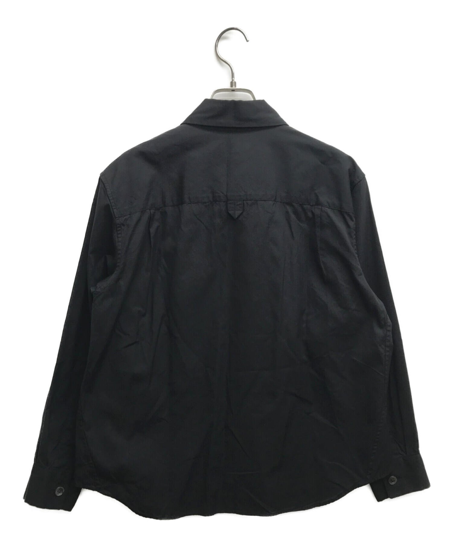 MARGARET HOWELL (マーガレットハウエル) コットンオックフォードシャツ ブラック サイズ:1