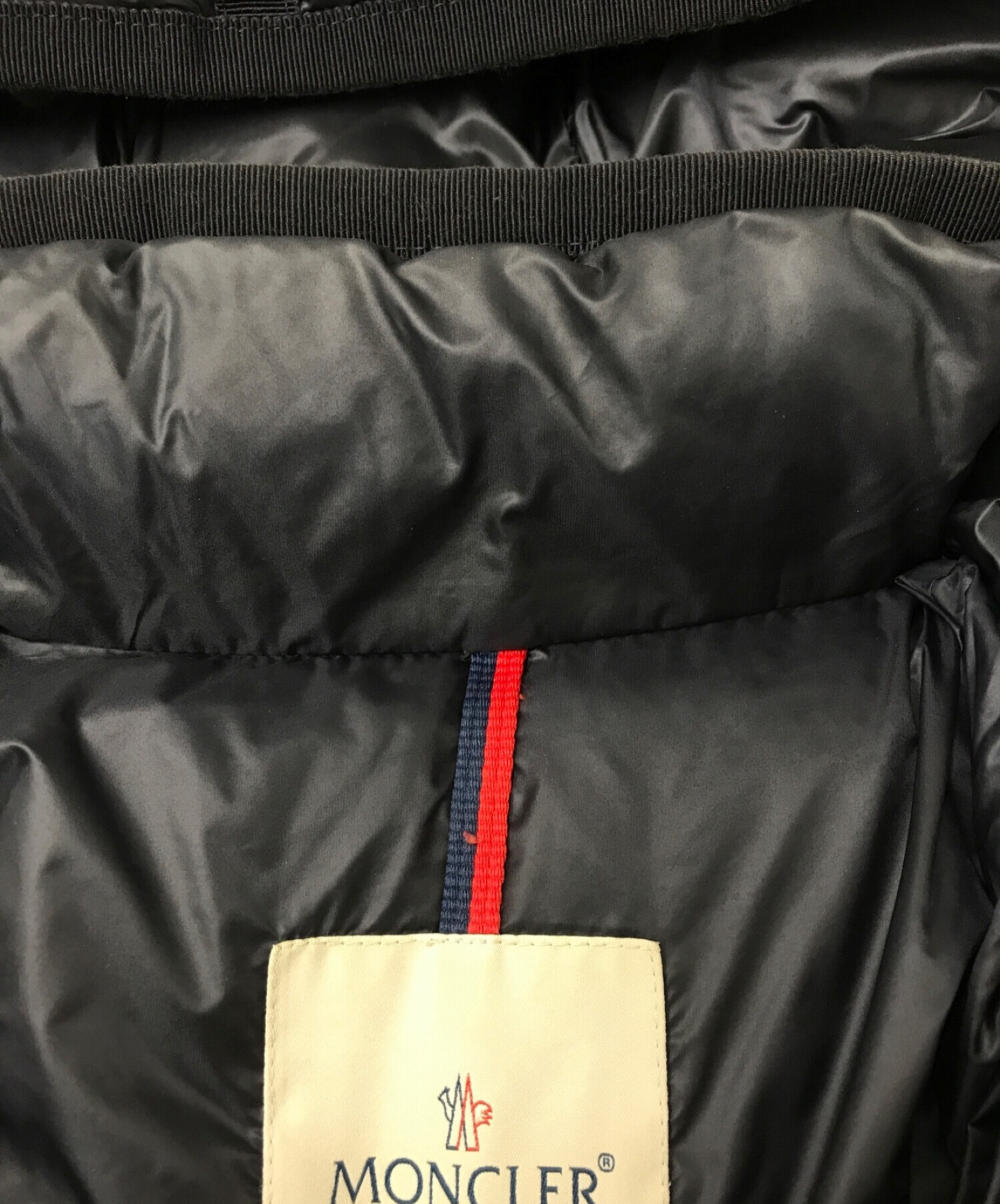 MONCLER (モンクレール) HERMINE ダウンコート ネイビー サイズ:00