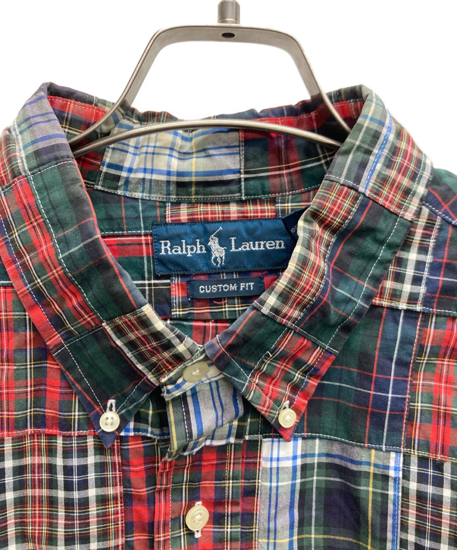 中古・古着通販】RALPH LAUREN (ラルフローレン) パッチワークチェック