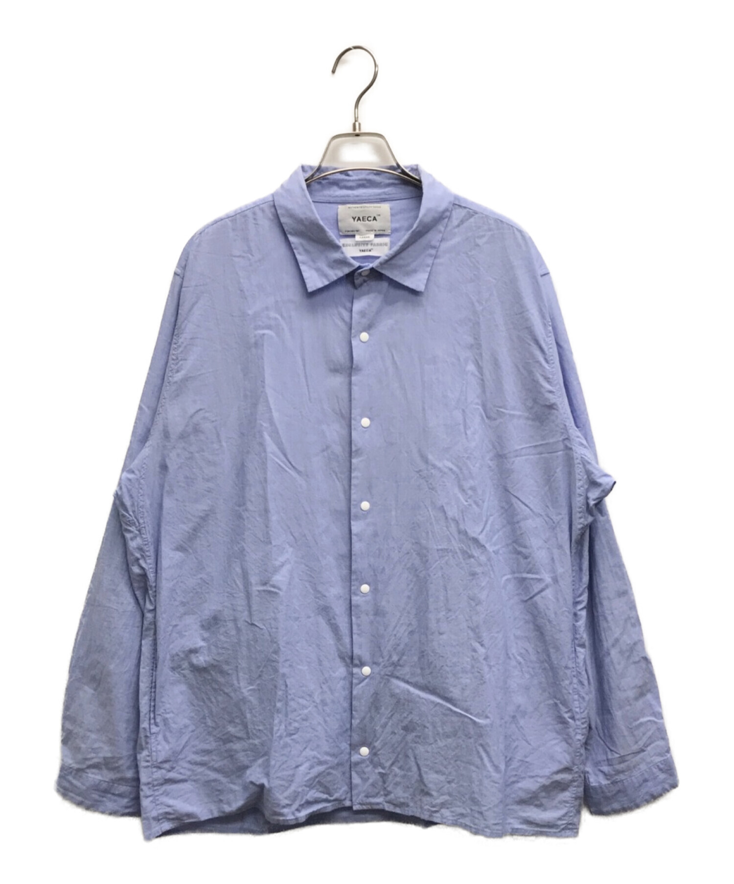 人気新品入荷 YAECA ヤエカ COMFORT SHIRT EXTRA WIDE サイズL - トップス