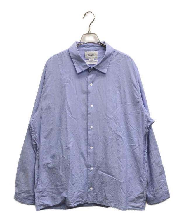 中古・古着通販】YAECA (ヤエカ) COMFORT SHIRT RELAX SQUARE ブルー サイズ:L｜ブランド・古着通販  トレファク公式【TREFAC FASHION】スマホサイト