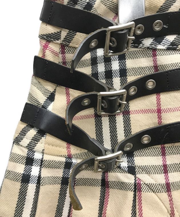 中古・古着通販】BURBERRY BLUE LABEL (バーバリーブルーレーベル) ノヴァチェックプリーツスカート ベージュ サイズ:38｜ブランド・古着通販  トレファク公式【TREFAC FASHION】スマホサイト