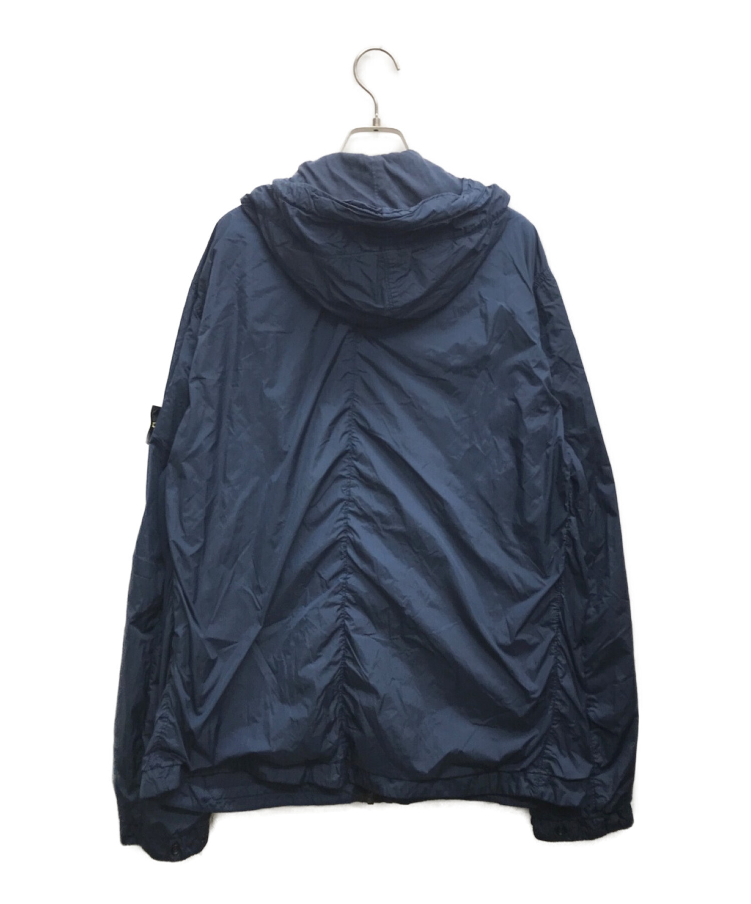 STONE ISLAND (ストーンアイランド) Garment Dyed Crinkle Reps  Jacket/ガーメントダイドクリンクルレップスジャケット ブルー サイズ:XL