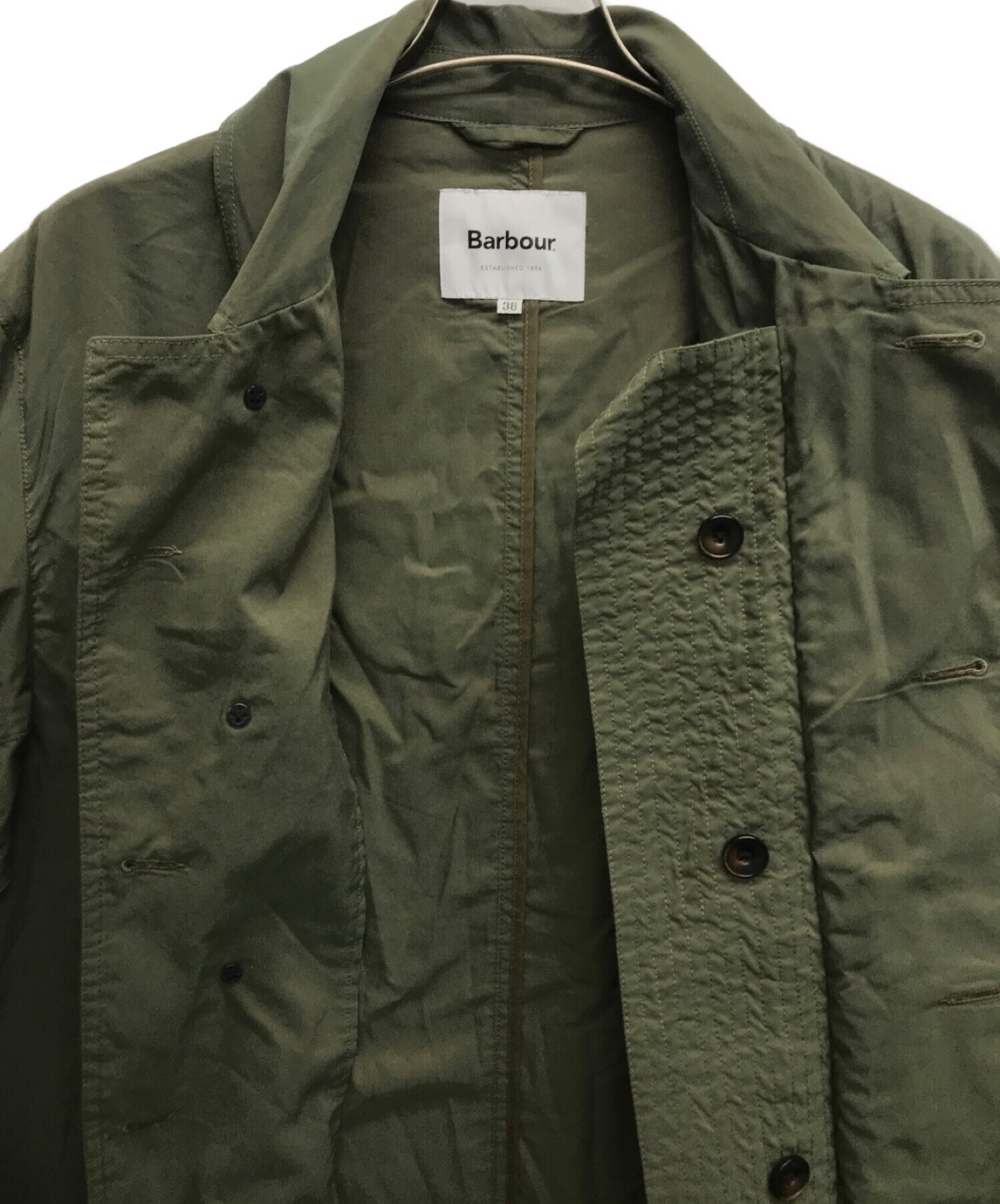 中古・古着通販】Barbour (バブアー) ナイロン混ステンカラーコート